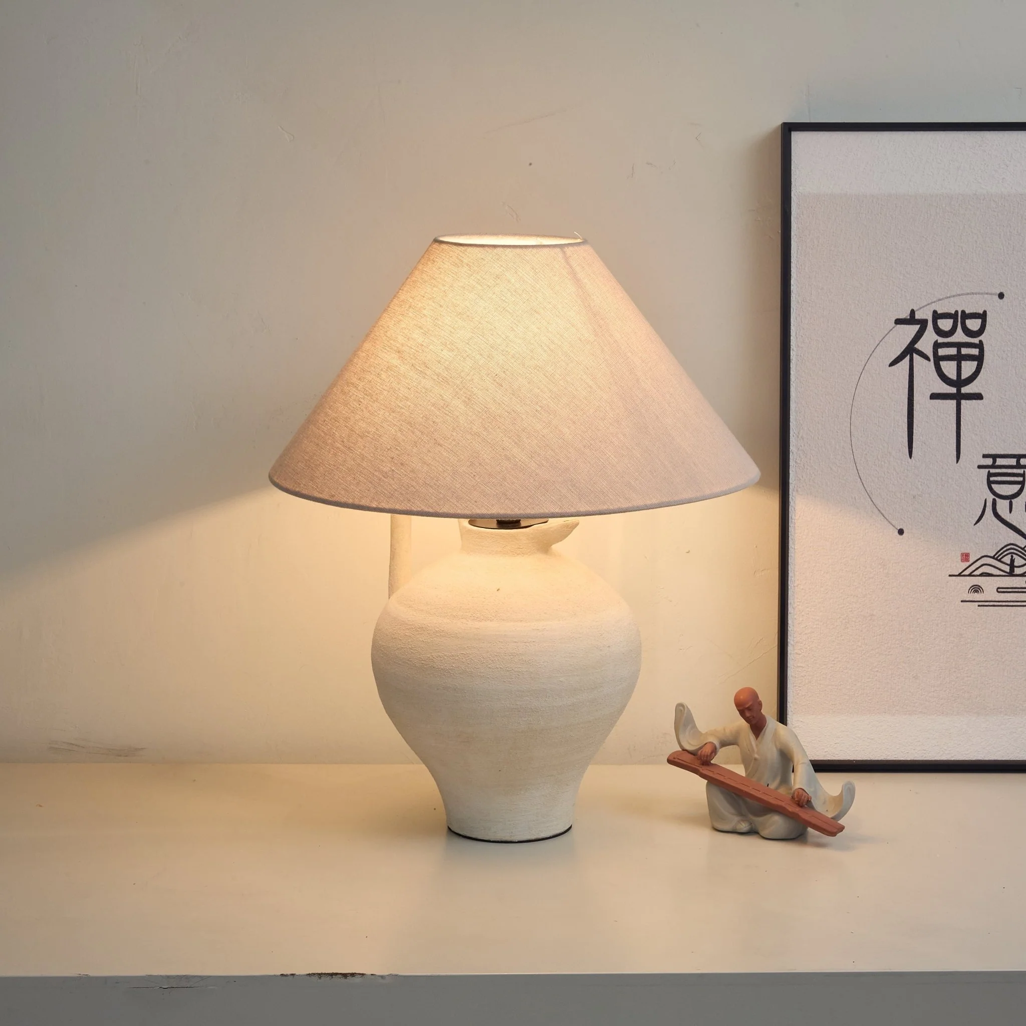 Ceramic Pitcher Shaped Table Lamp - Image 4