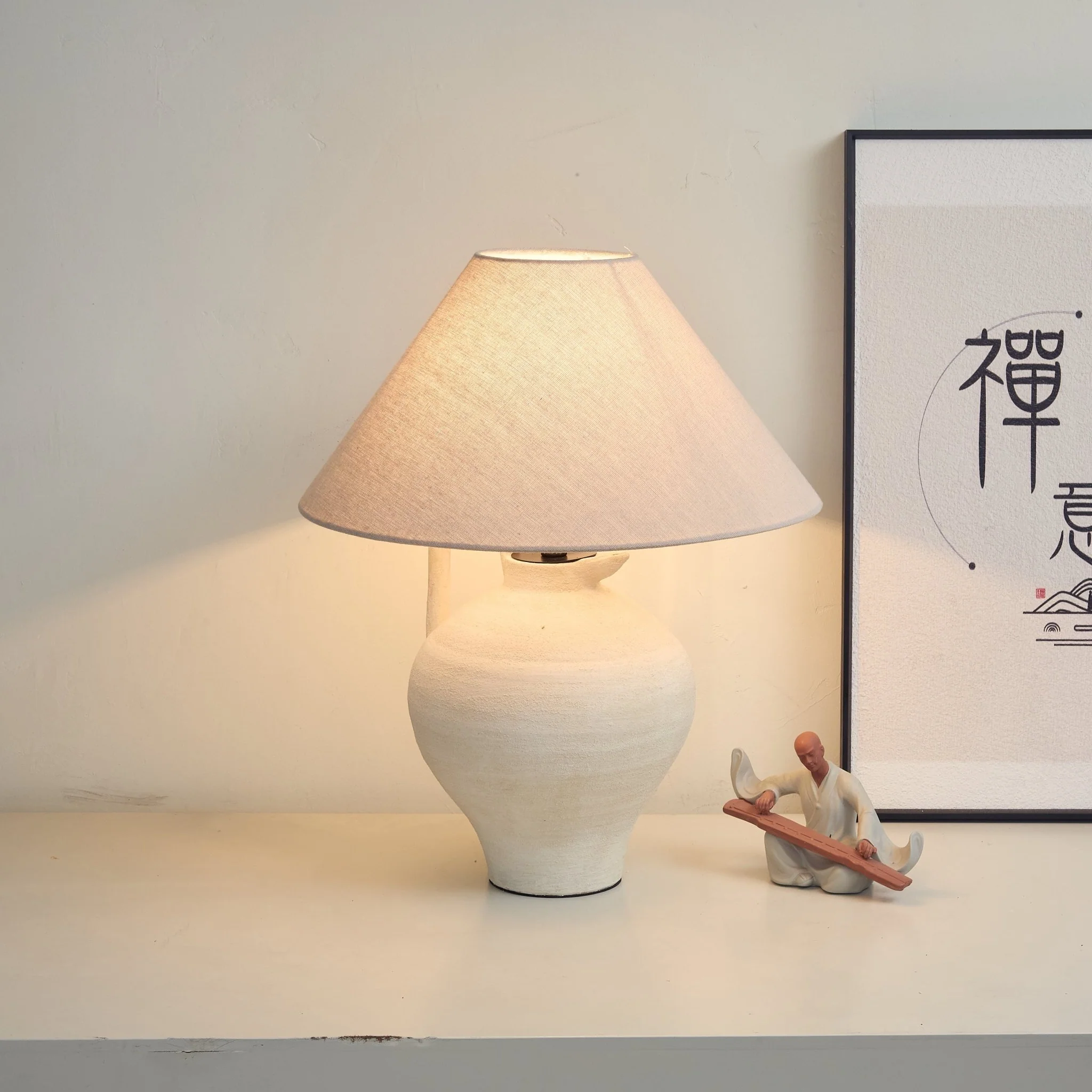 Ceramic Pitcher Shaped Table Lamp - Image 5