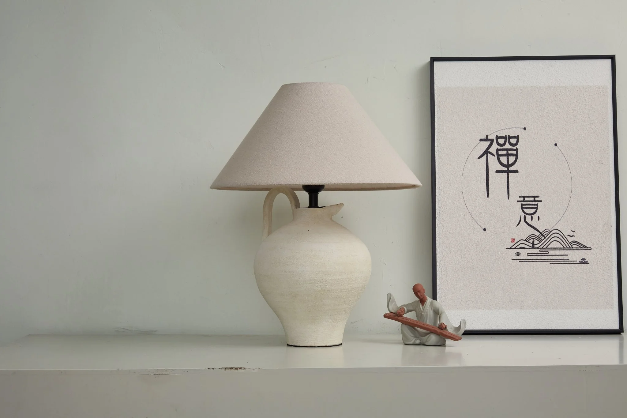 Ceramic Pitcher Shaped Table Lamp - Image 7