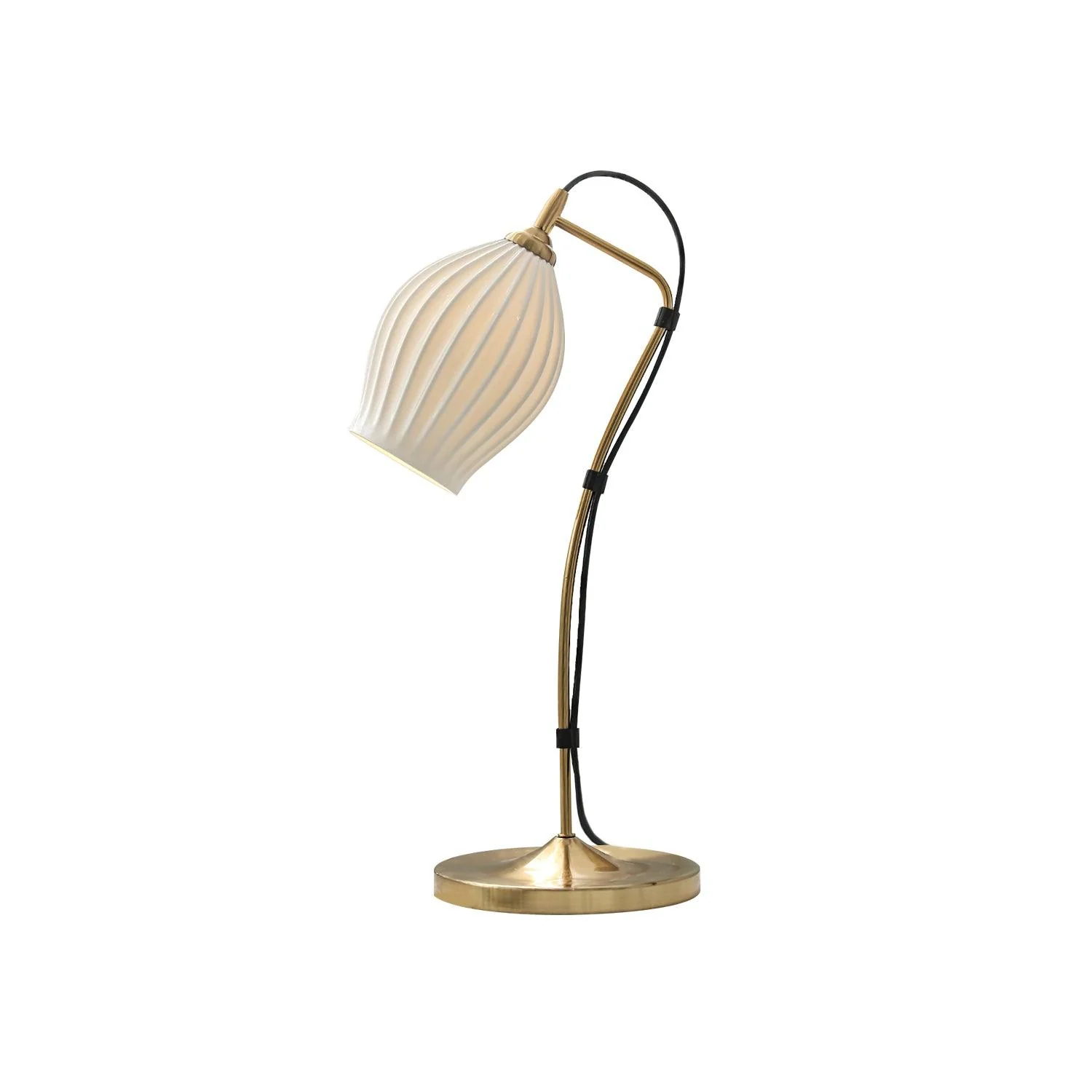 Ceramic Ribbed Table Lamp - Image 24