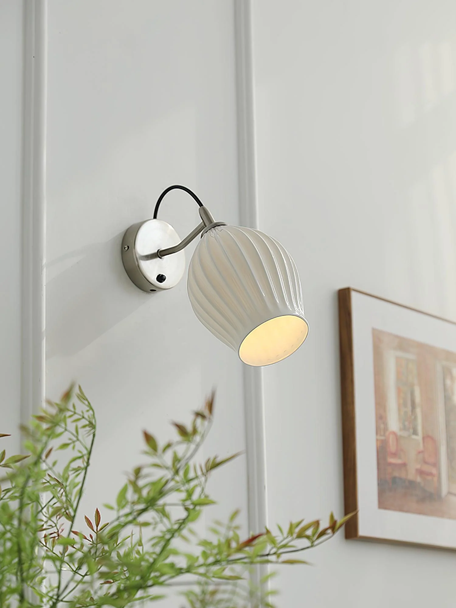 Ceramic Ribbed Wall light - Image 13