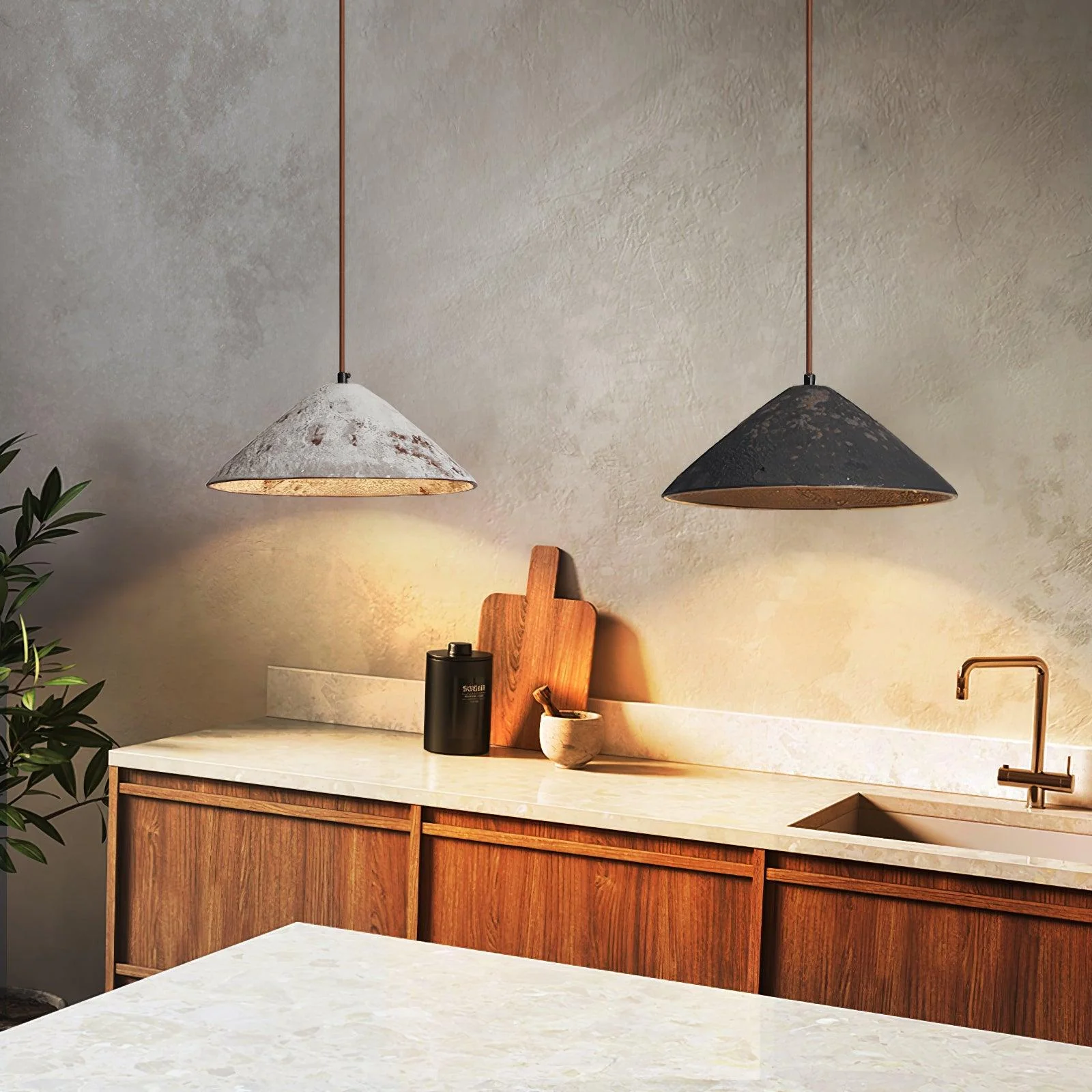 Ceramic Whisper Pendant Lamp - Image 4