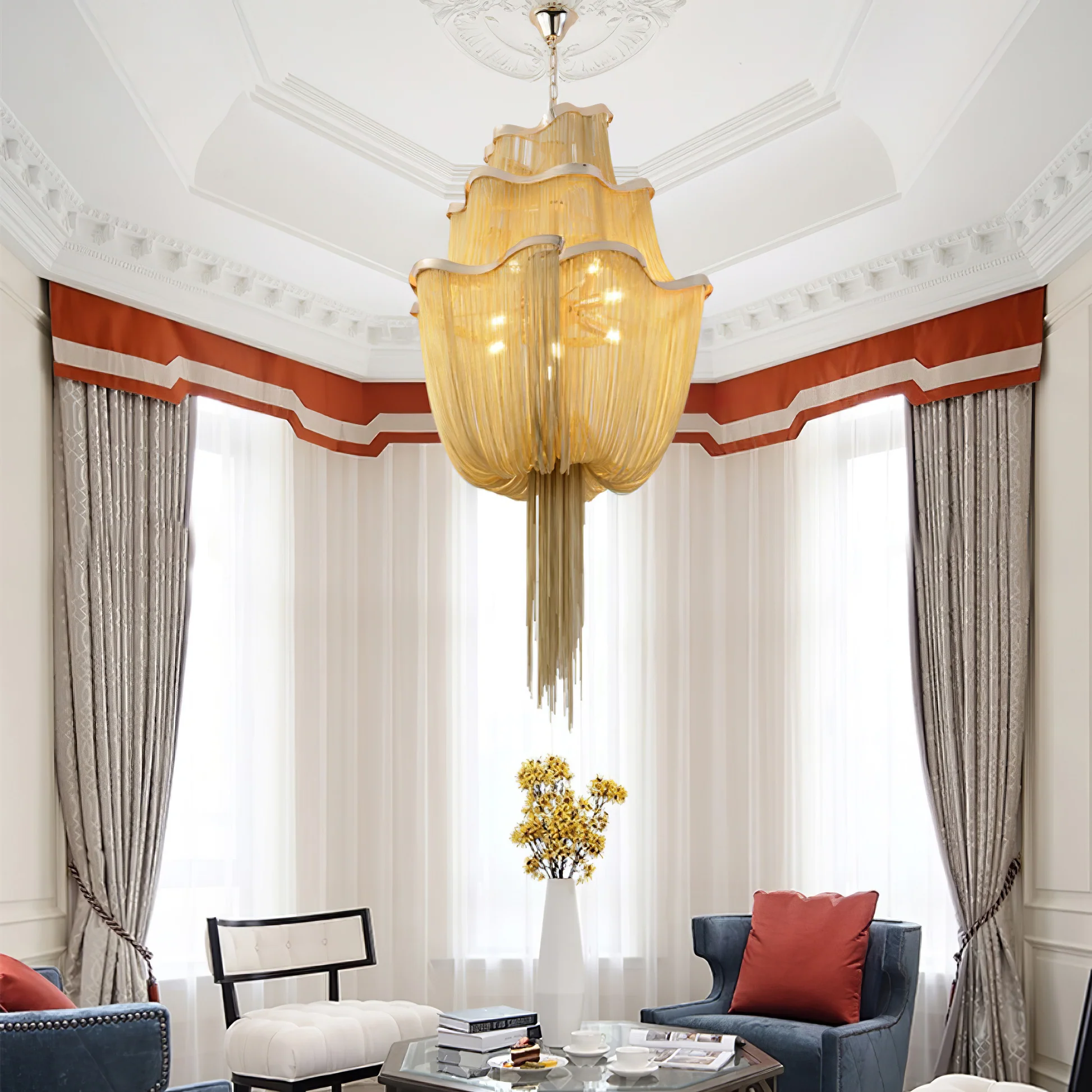 Chains Shimmering Chandelier - Image 4