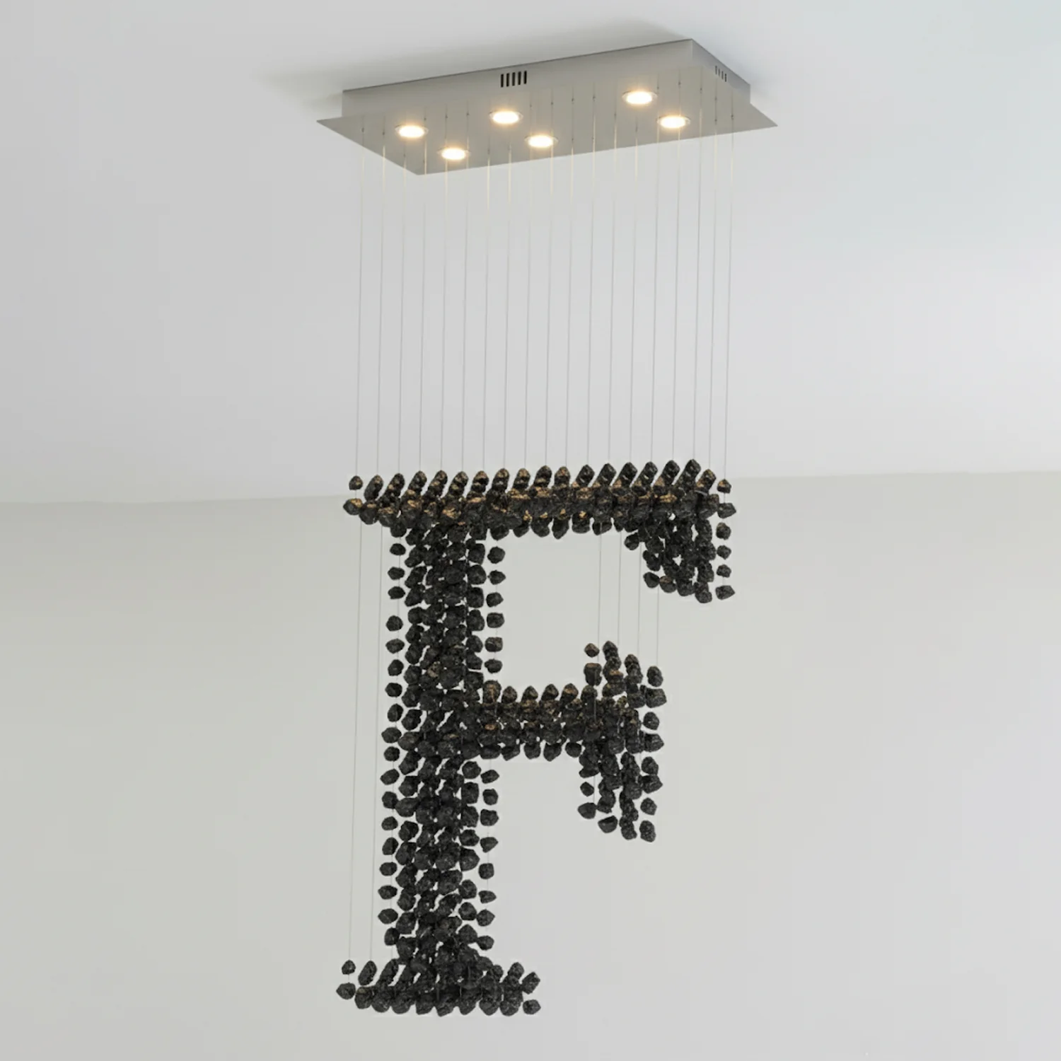 Charcoal Chandeliers F - Image 8