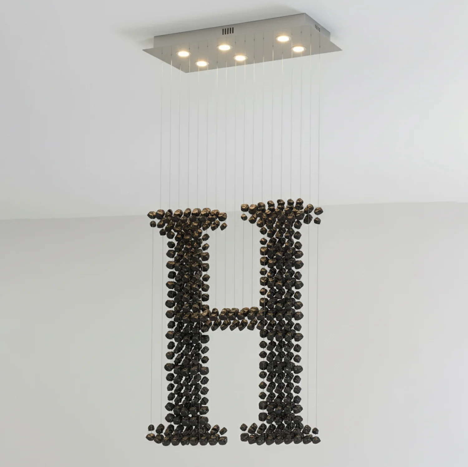 Charcoal Chandeliers H - Image 9