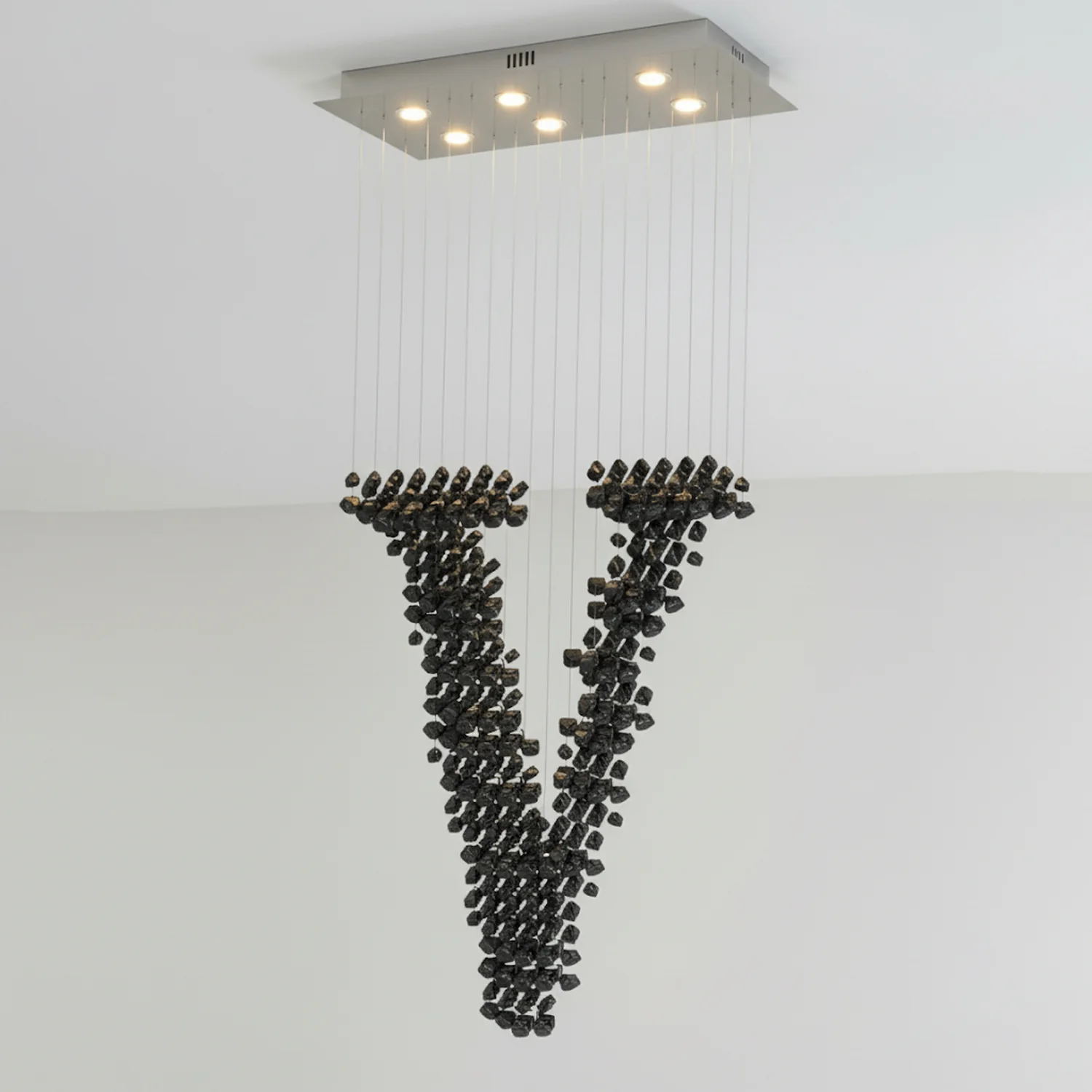 Charcoal Chandeliers V - Image 10
