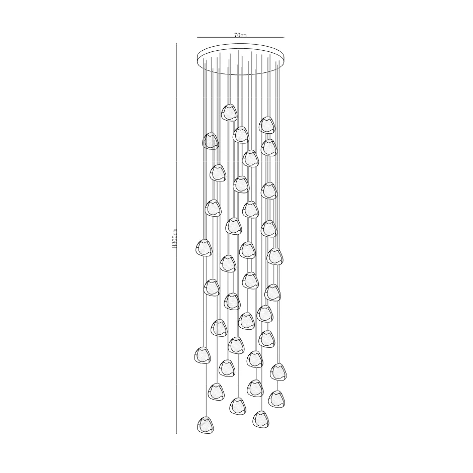 Cherry Crystal Pendant Lamp - Image 135