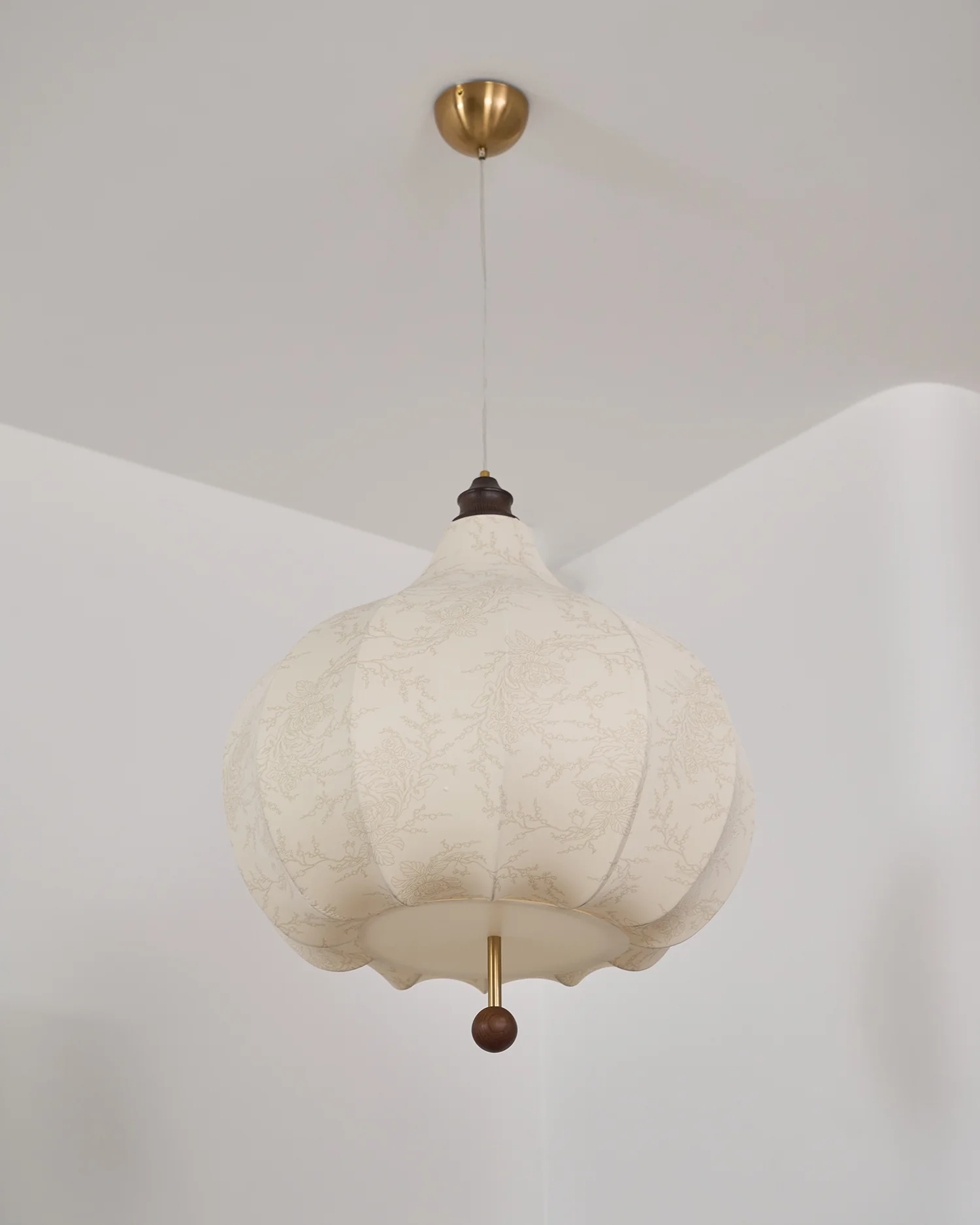 Chestnut Fabric Pendant Light - Image 26