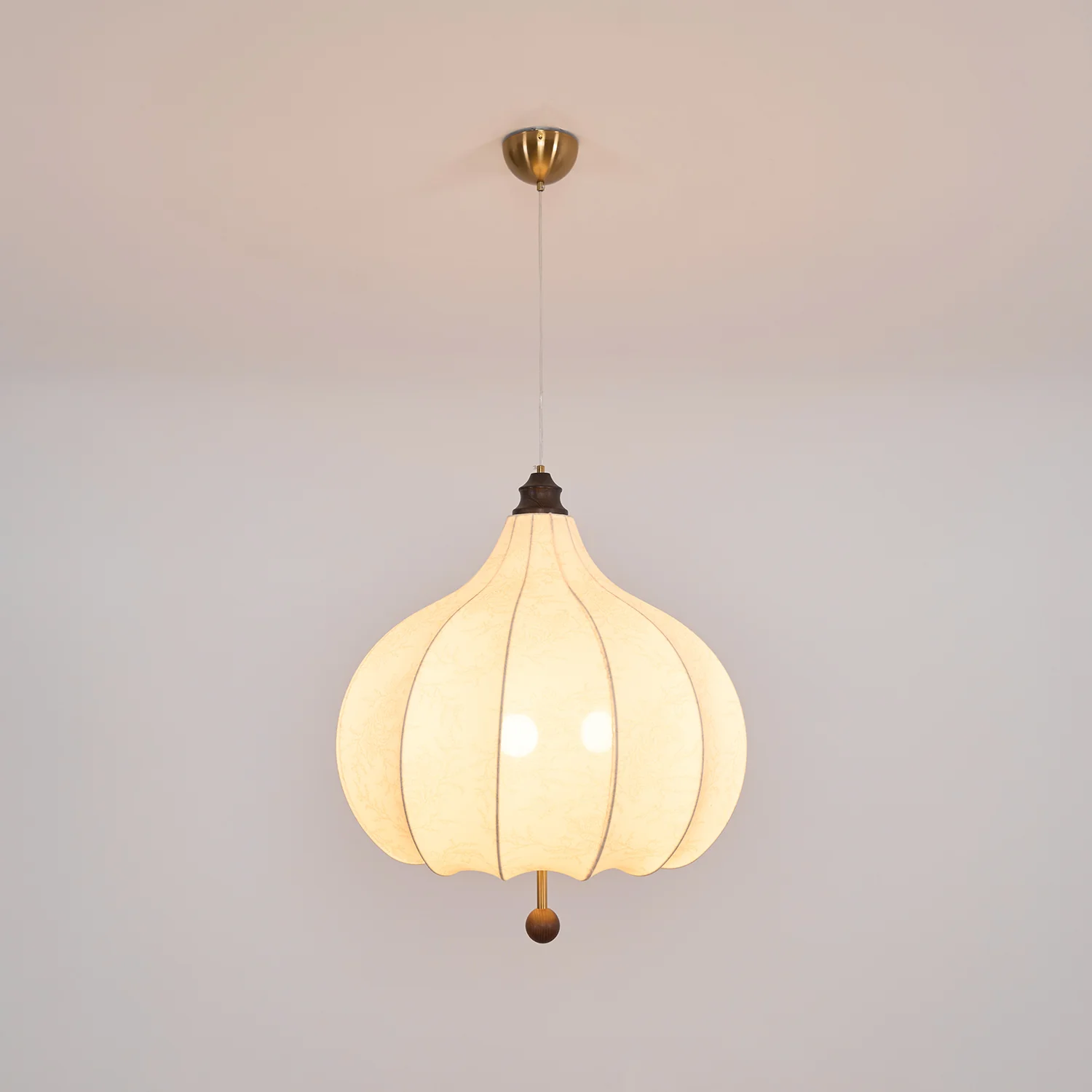 Chestnut Fabric Pendant Light - Image 8