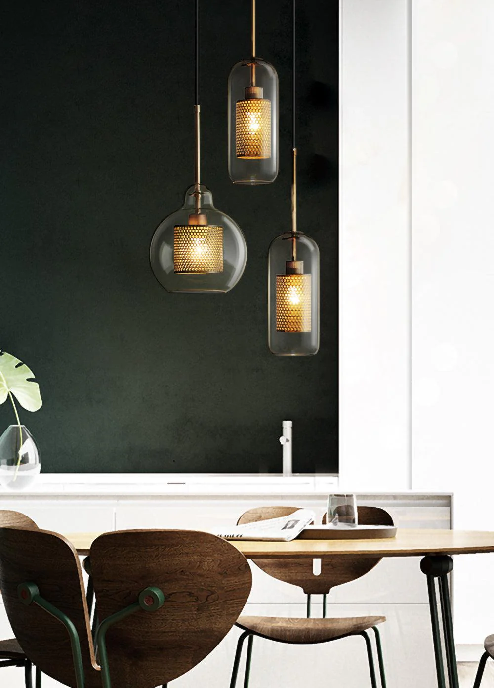 Chiswick Glass Pendant Light - Image 16