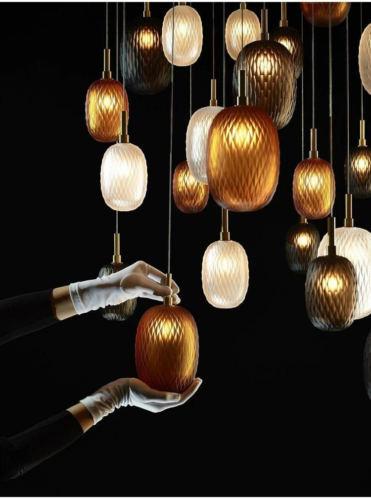 Chromatic Gem Drop Chandelier - Image 10