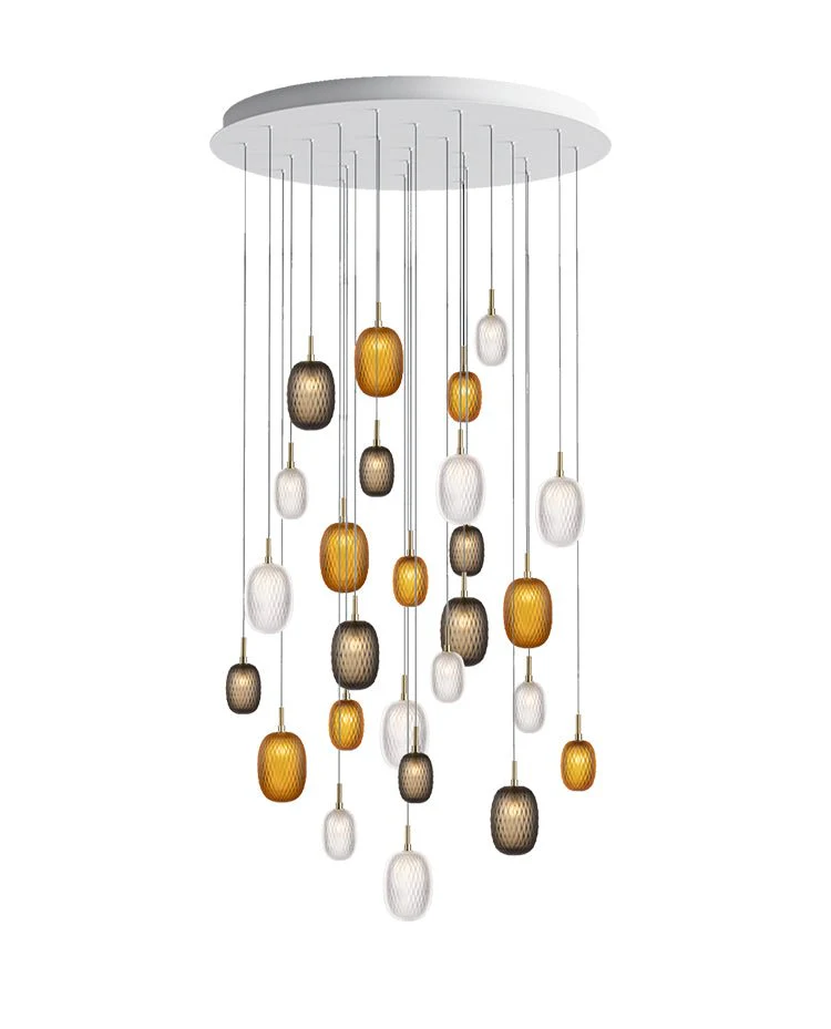 Chromatic Gem Drop Chandelier - Image 19