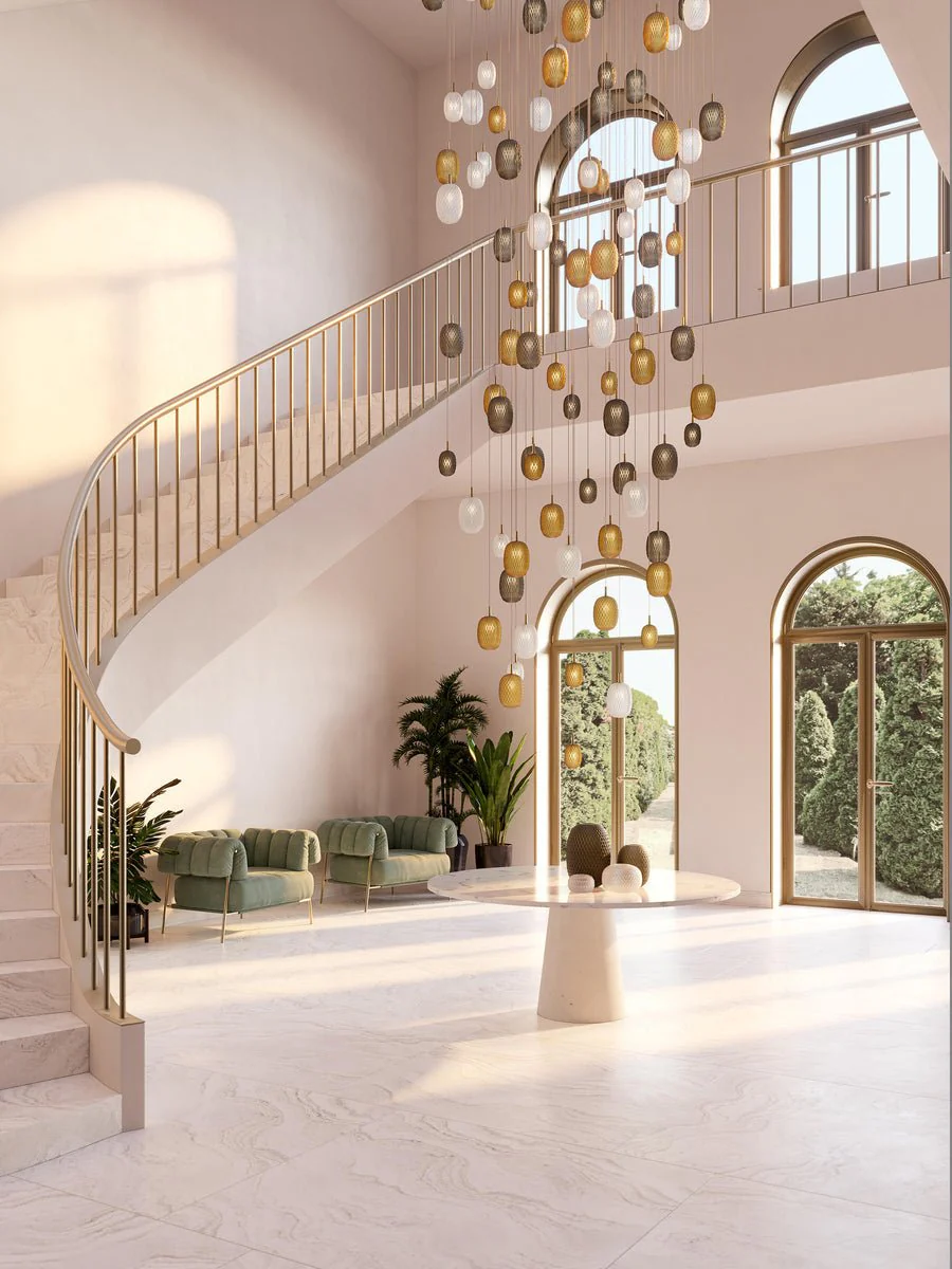 Chromatic Gem Drop Chandelier - Image 32