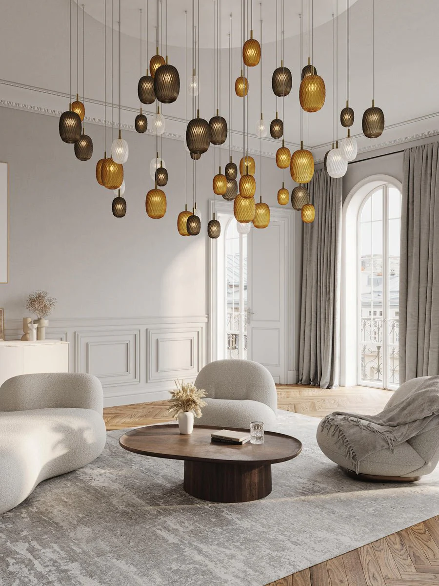 Chromatic Gem Drop Chandelier - Image 8