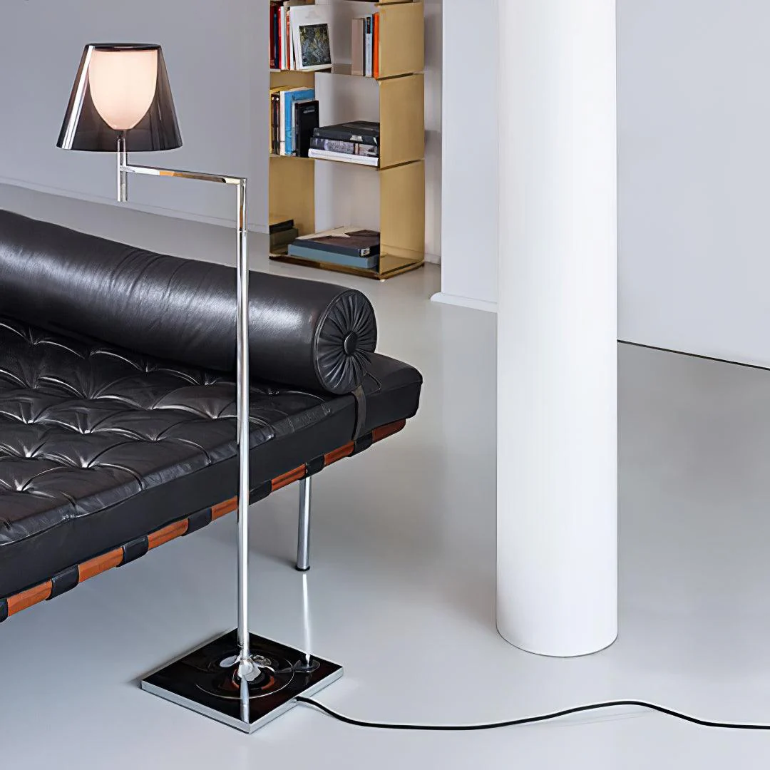 Chrome Prism Bending Floor Light - Image 4