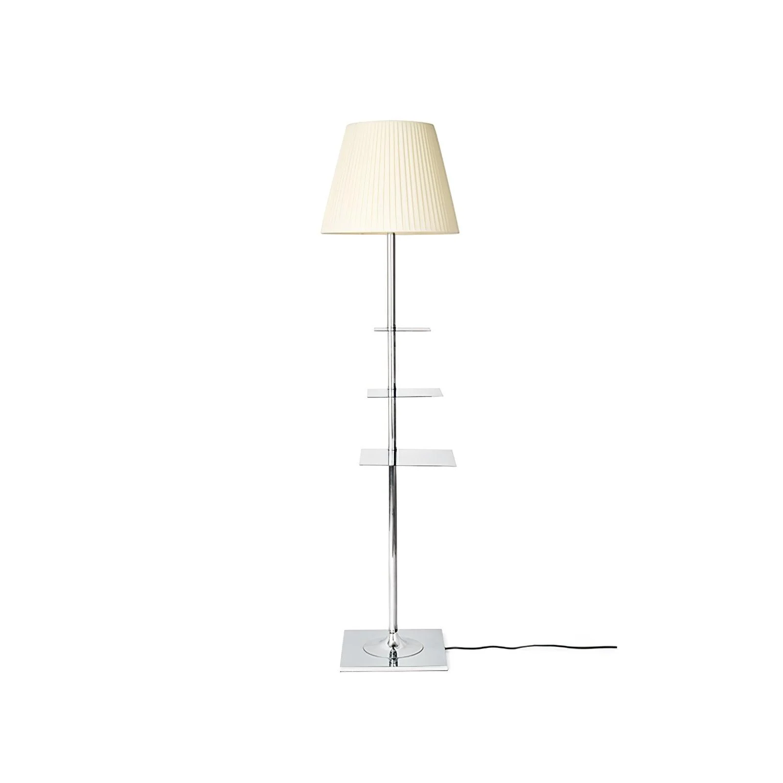 Chrome Prism Side Table Floor Lamp - Image 19