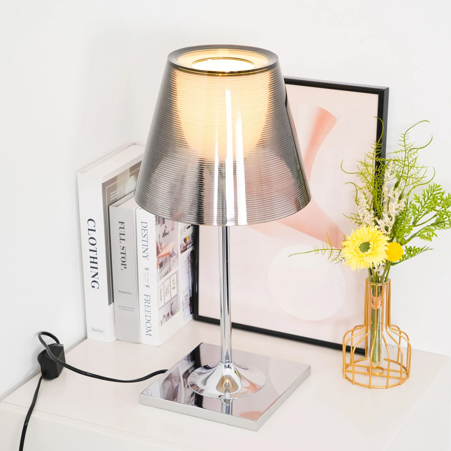 Chrome Prism Table Lamp - Image 3