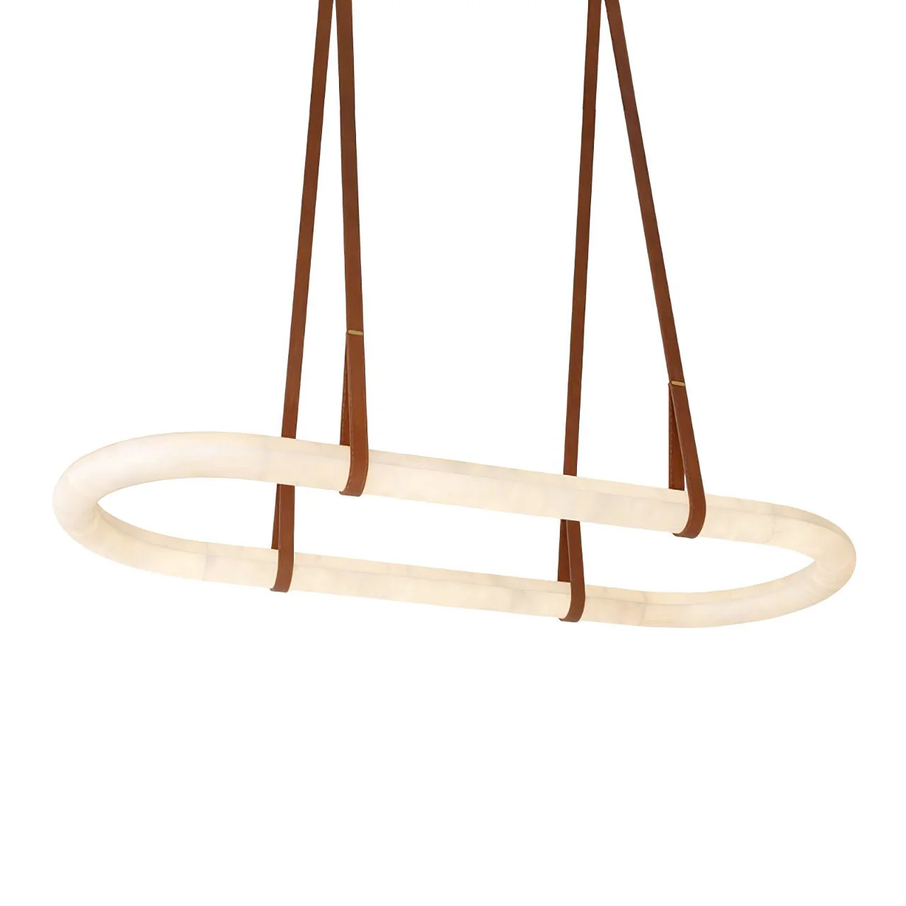 Circle Alabaster Chandelier - Image 10