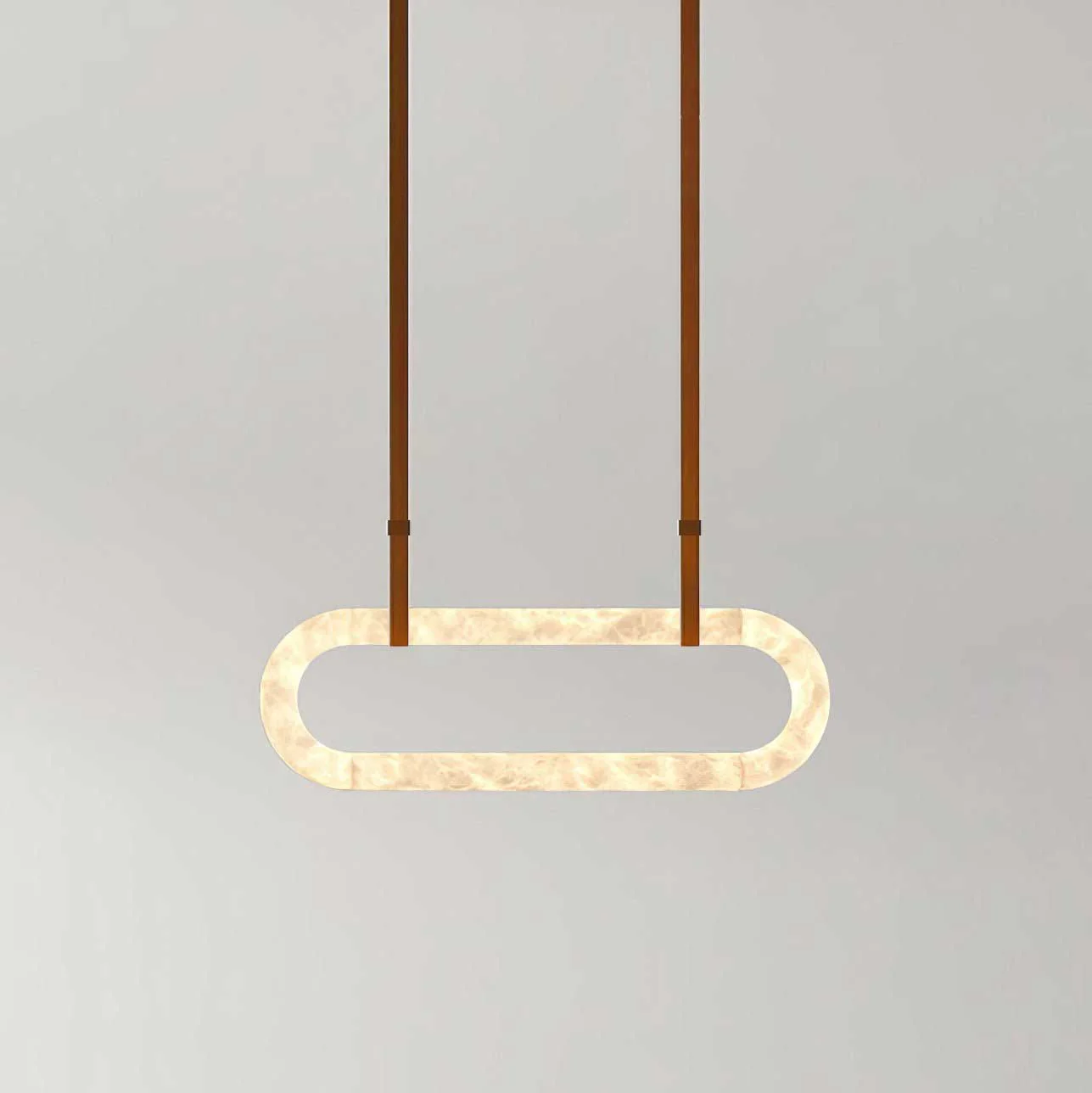 Circle Alabaster Chandelier - Image 28