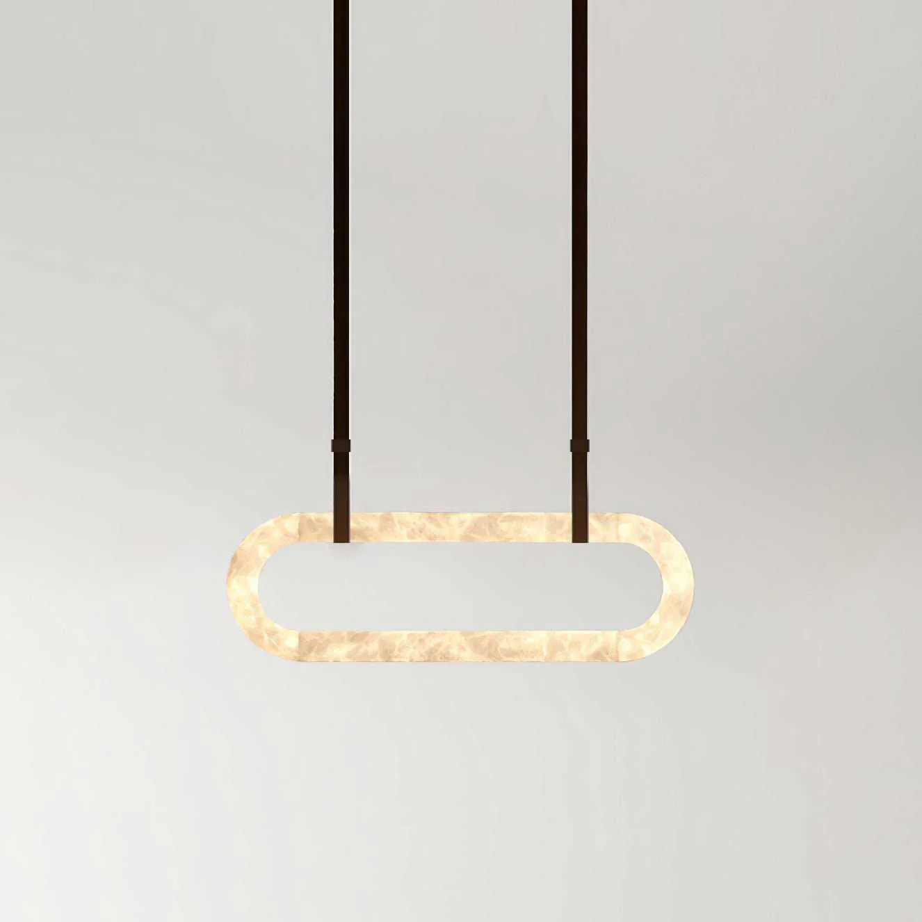 Circle Alabaster Chandelier - Image 29