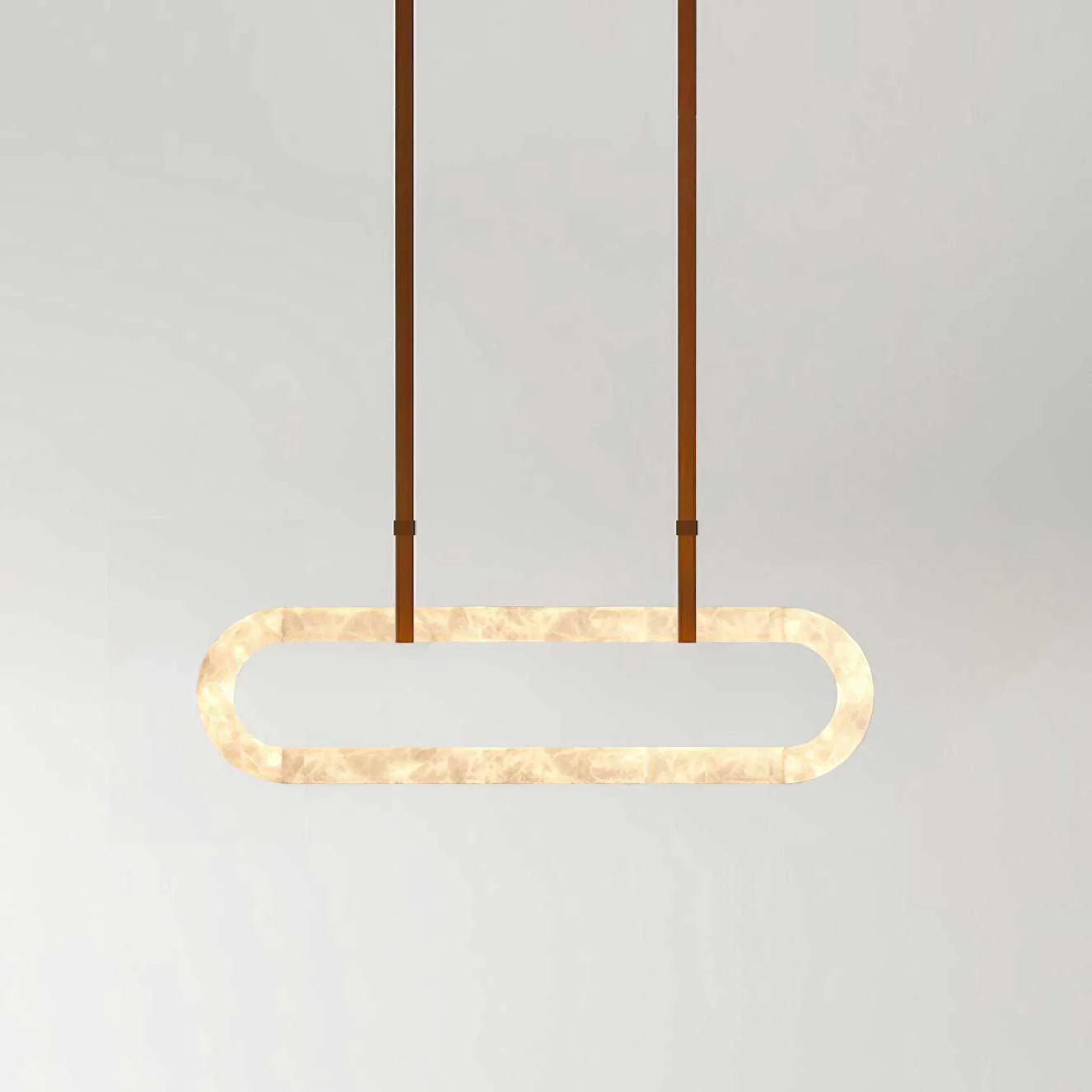 Circle Alabaster Chandelier - Image 31