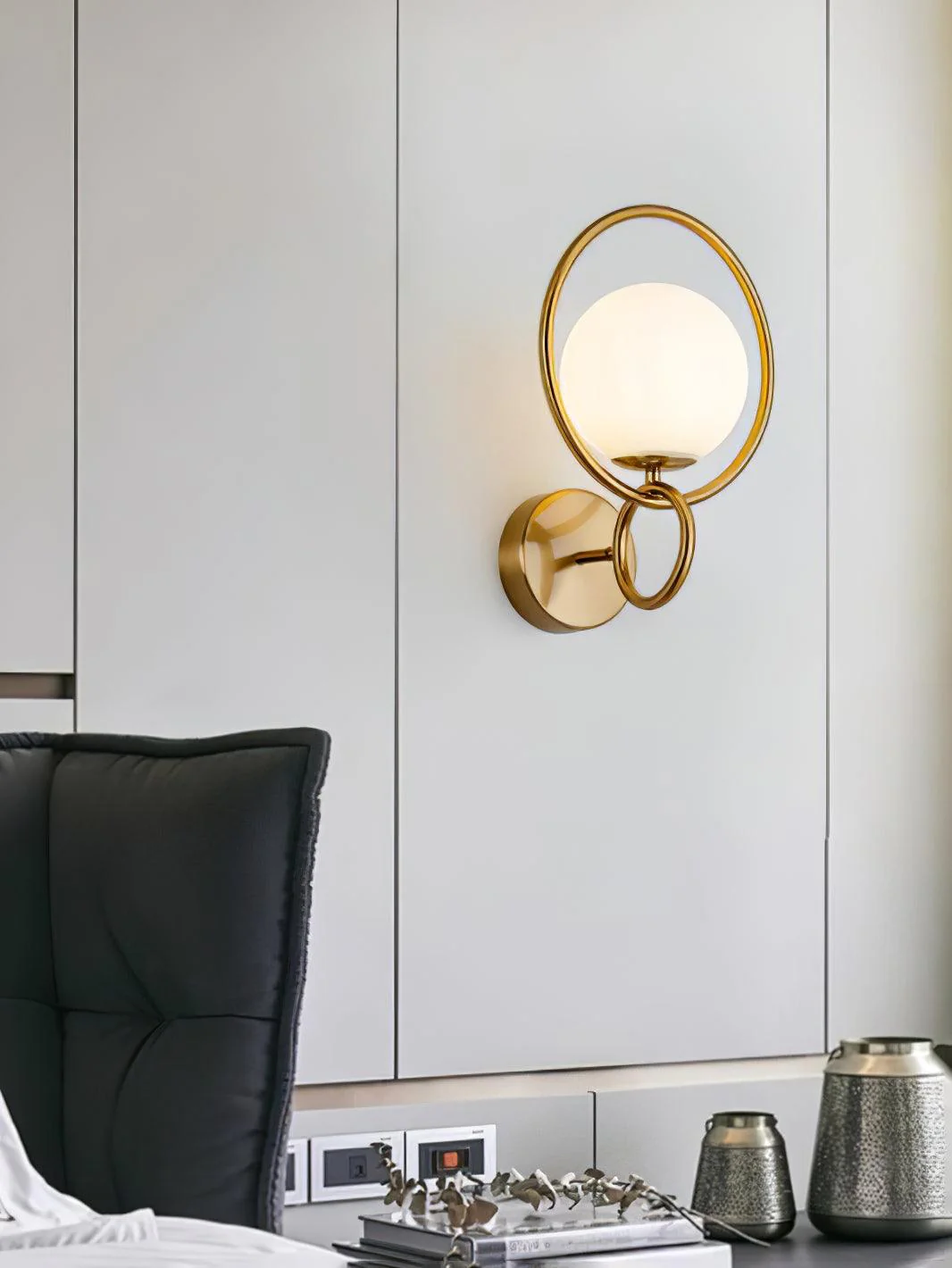 Circle Global Wall Lamp - Image 16
