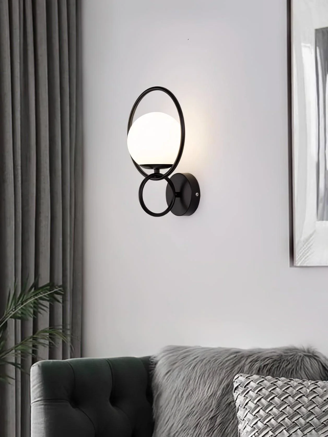 Circle Global Wall Lamp - Image 2