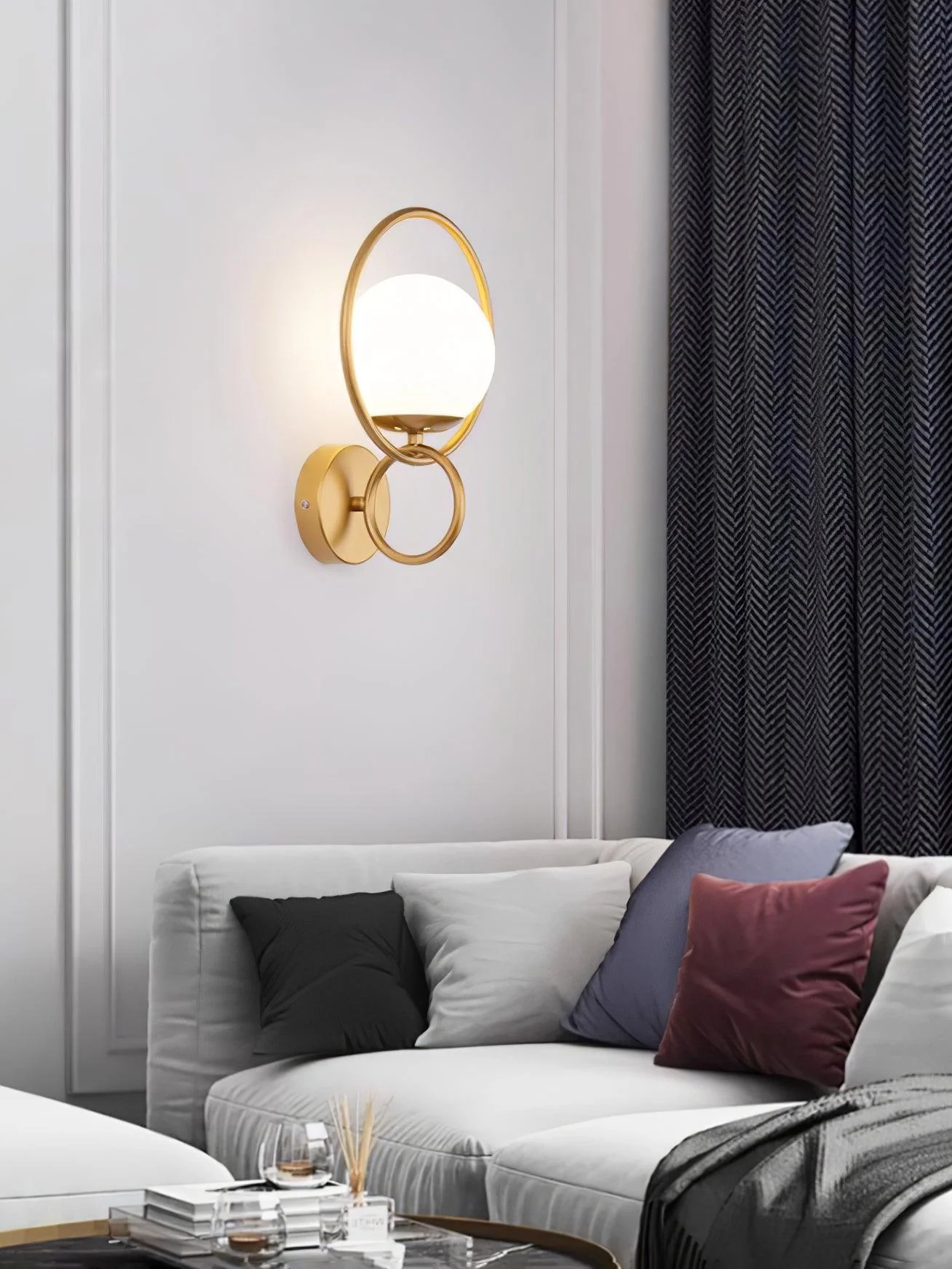 Circle Global Wall Lamp - Image 9
