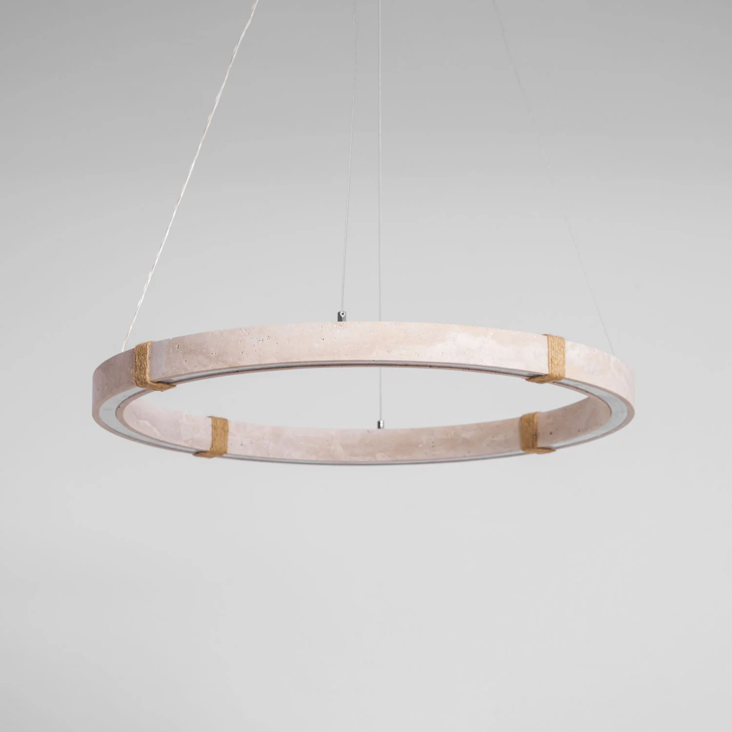 Circle Travertine Pendant Lamp - Image 19