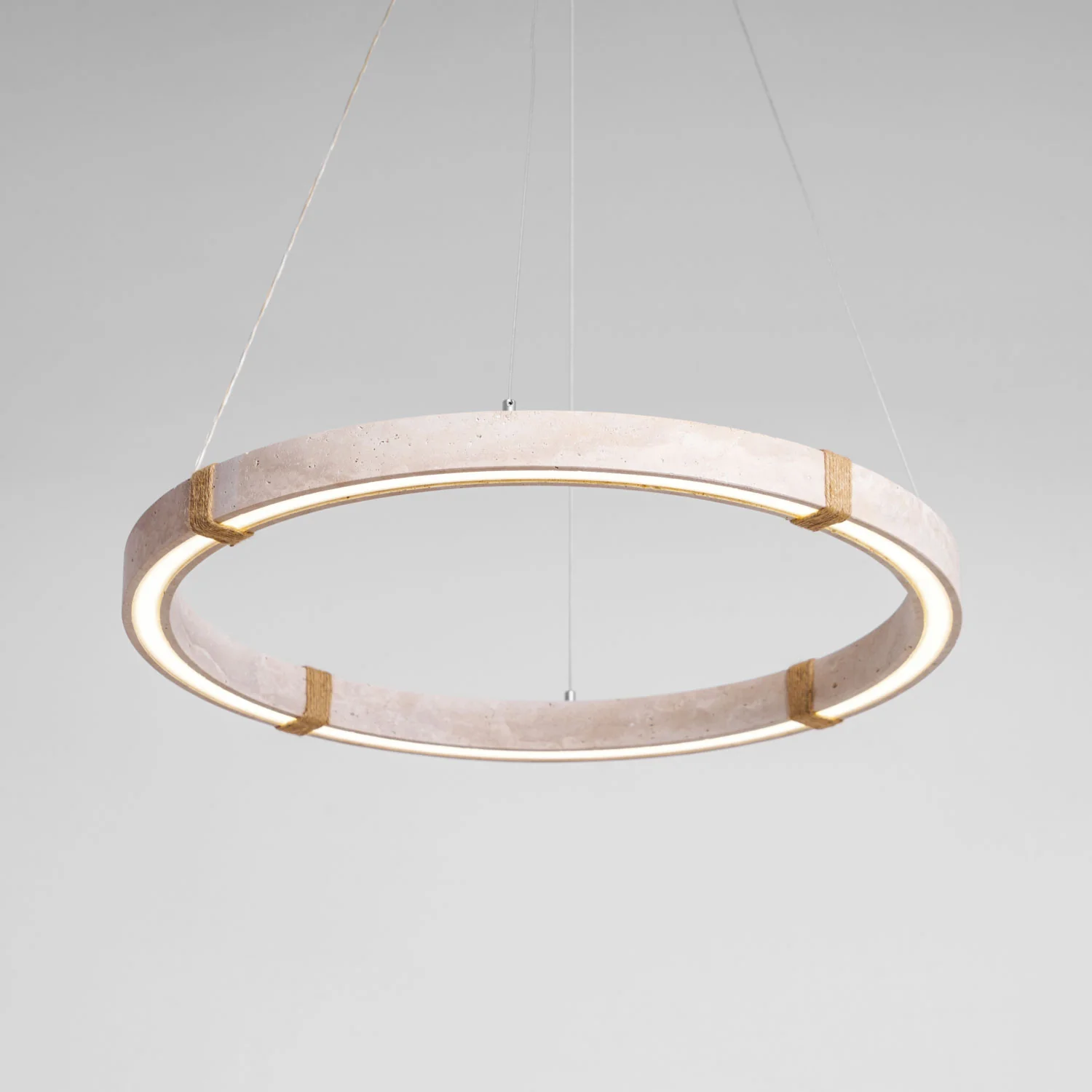 Circle Travertine Pendant Lamp - Image 22