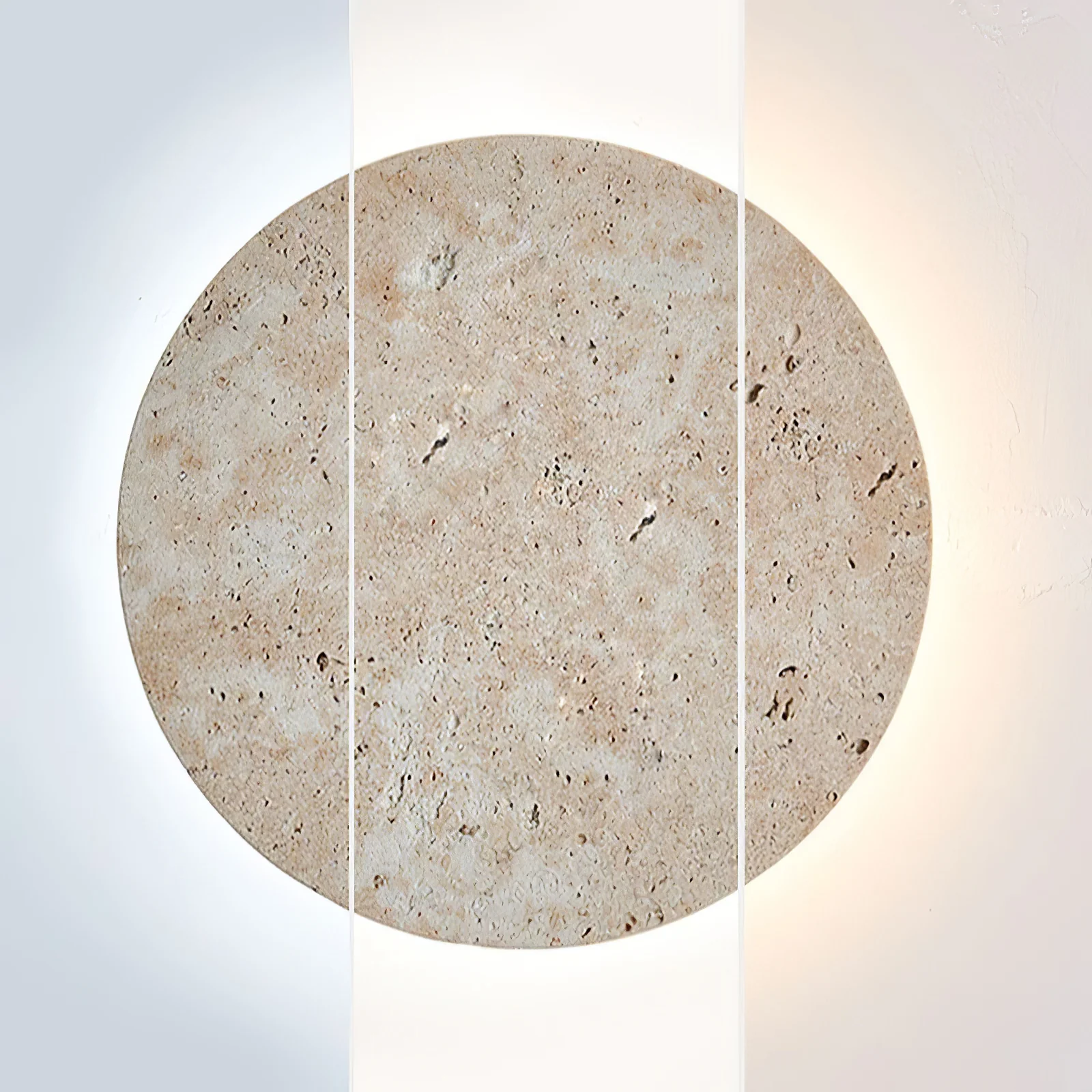 Circle Travertine Wall Lamp - Image 10
