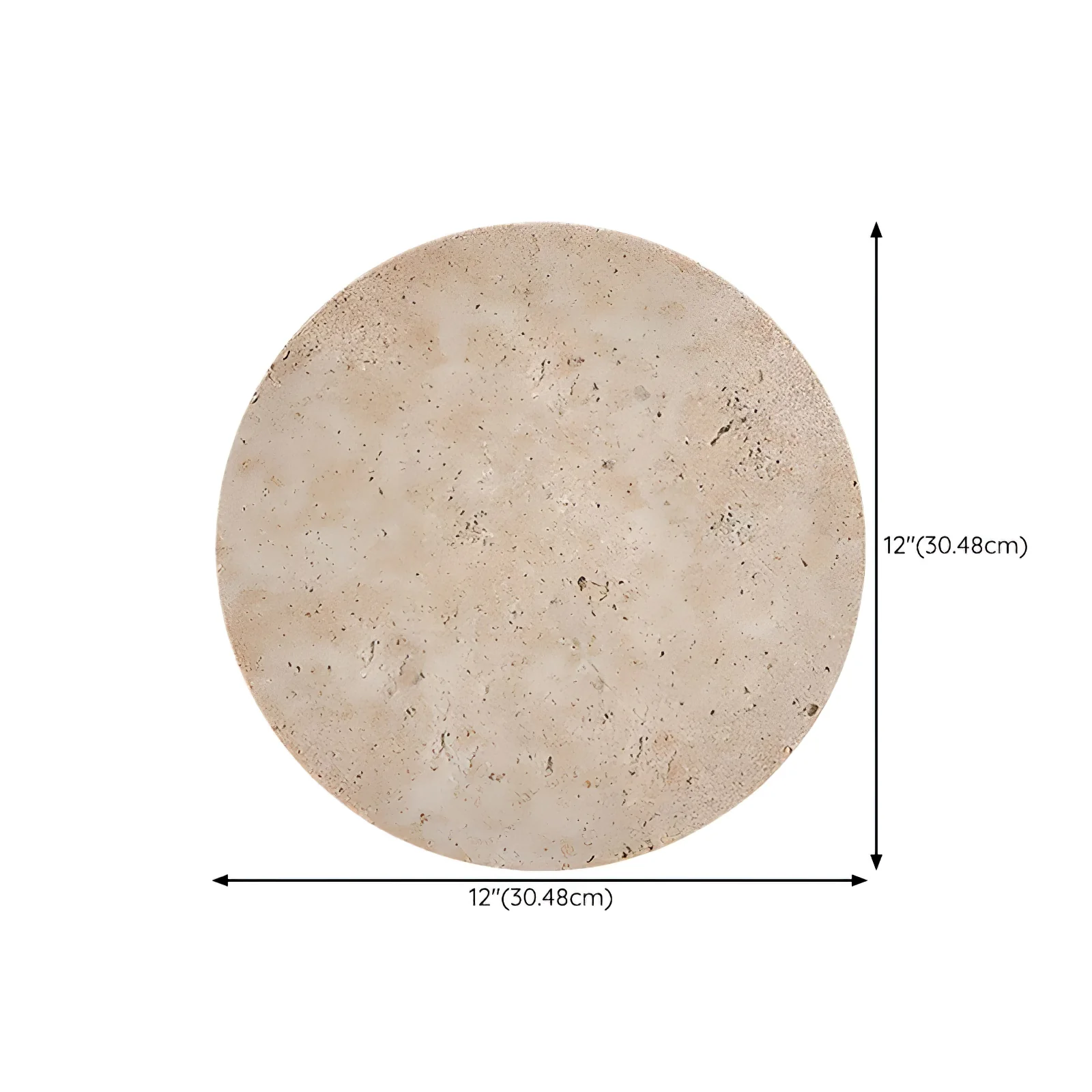 Circle Travertine Wall Lamp - Image 11