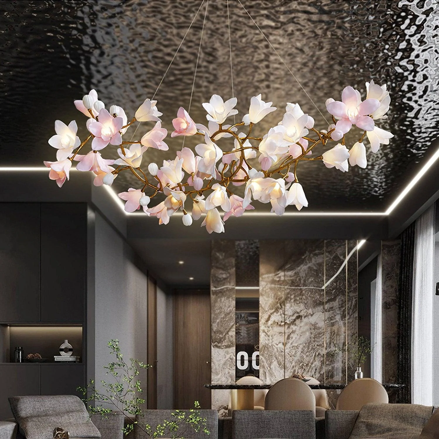 Circular Blossom Chandelier - Image 10