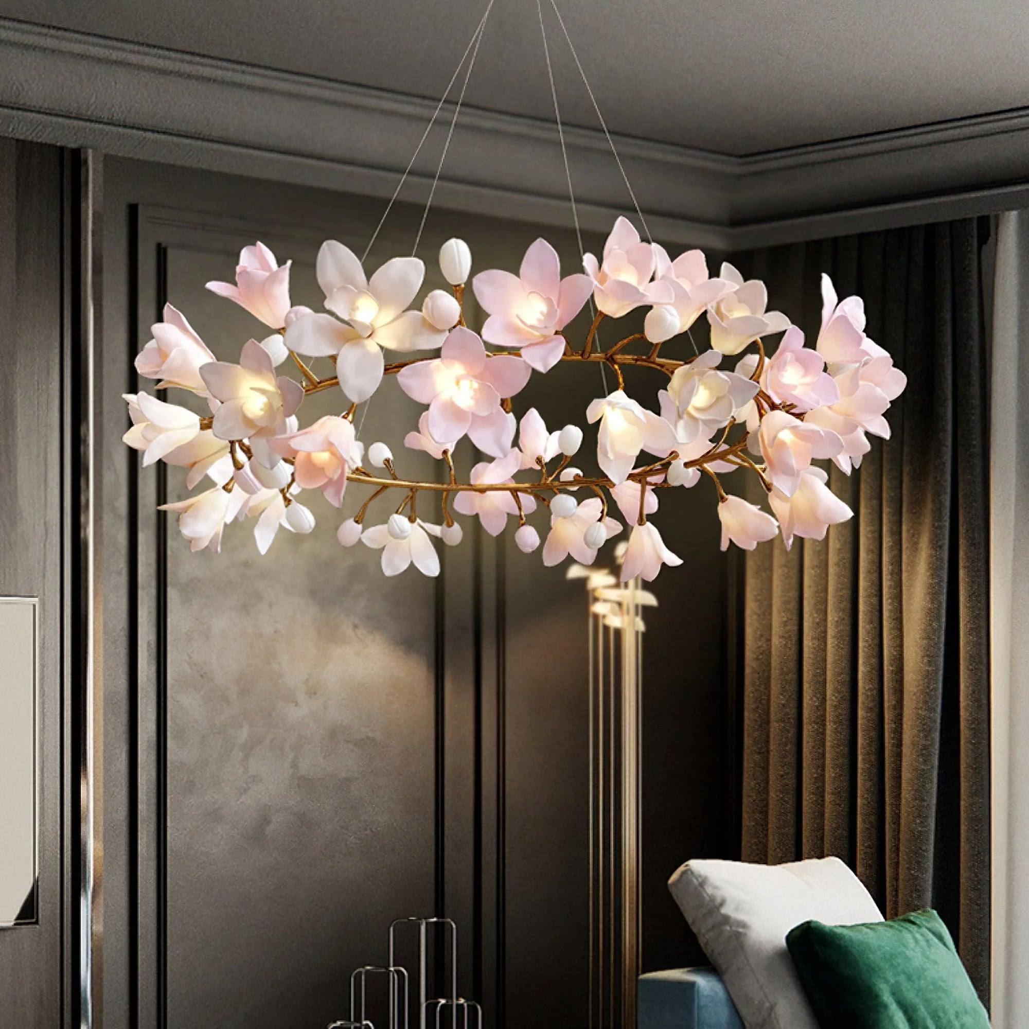 Circular Blossom Chandelier - Image 11