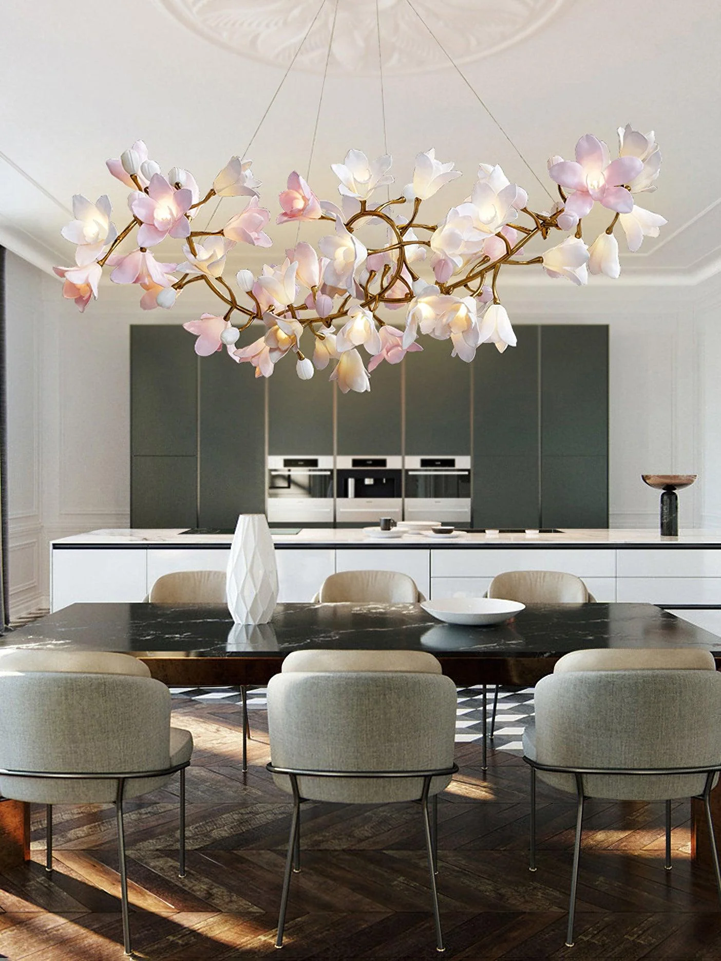 Circular Blossom Chandelier - Image 17