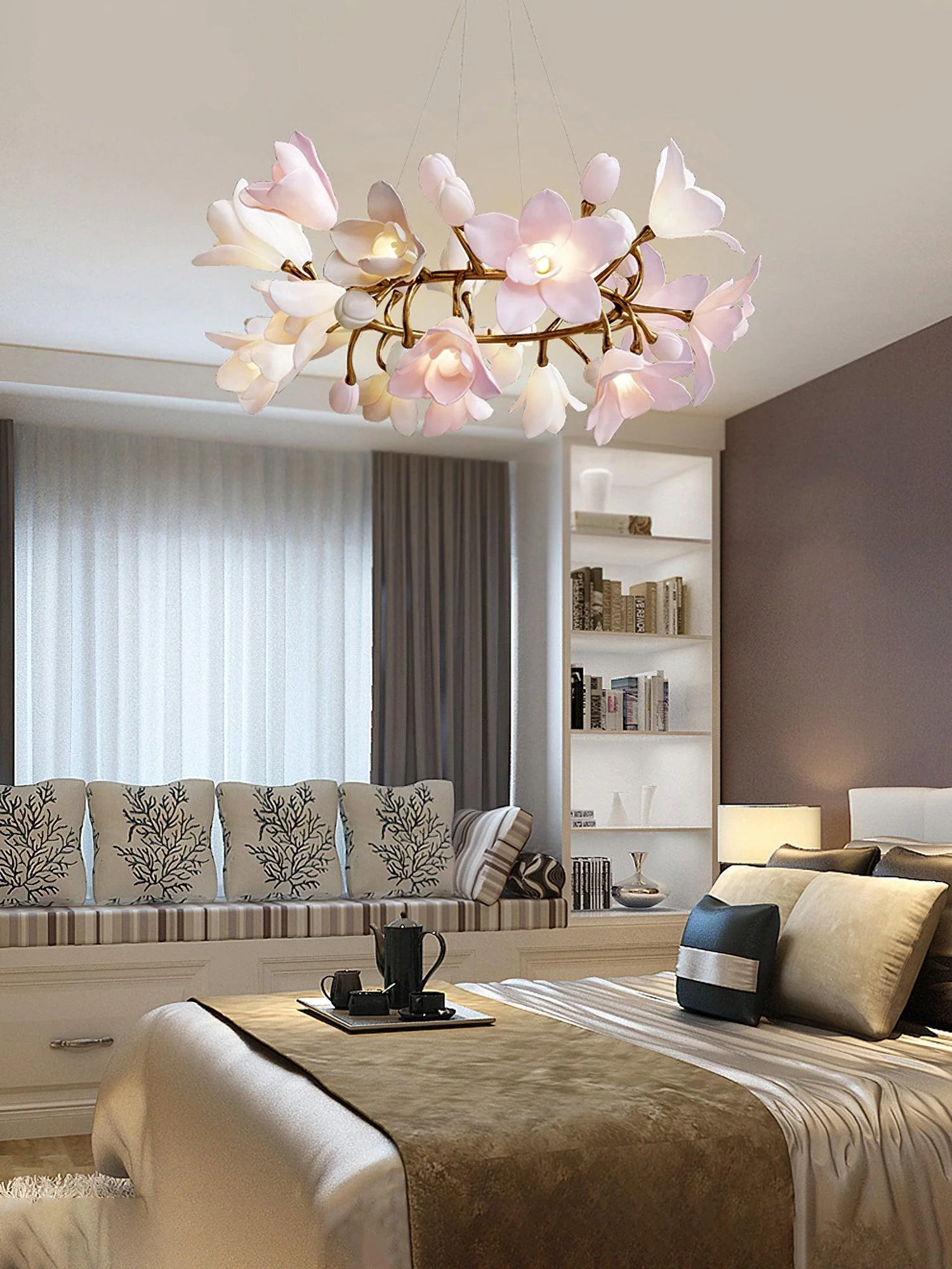 Circular Blossom Chandelier - Image 21