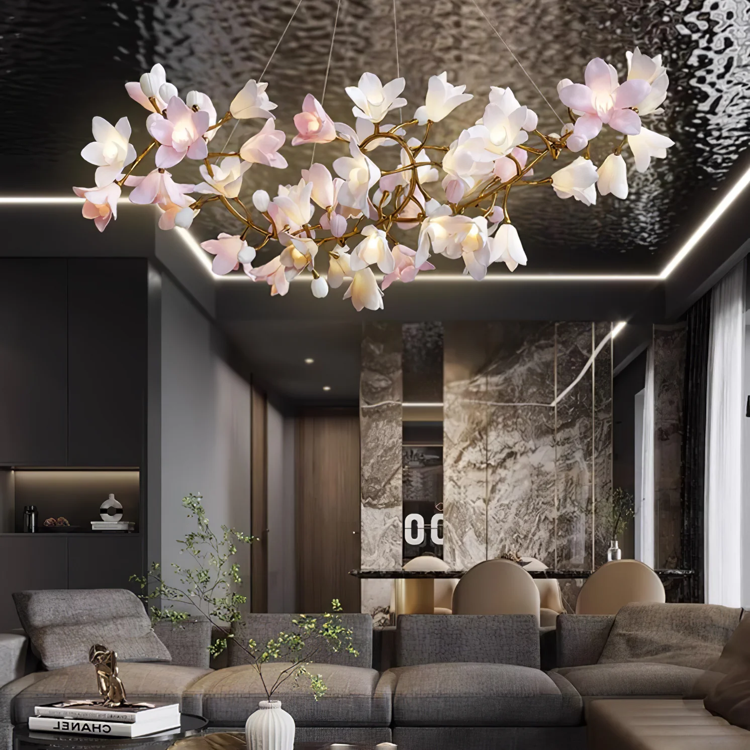 Circular Blossom Chandelier - Image 29