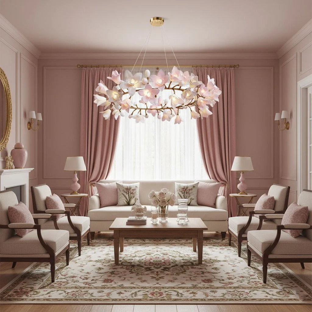 Circular Blossom Chandelier - Image 4