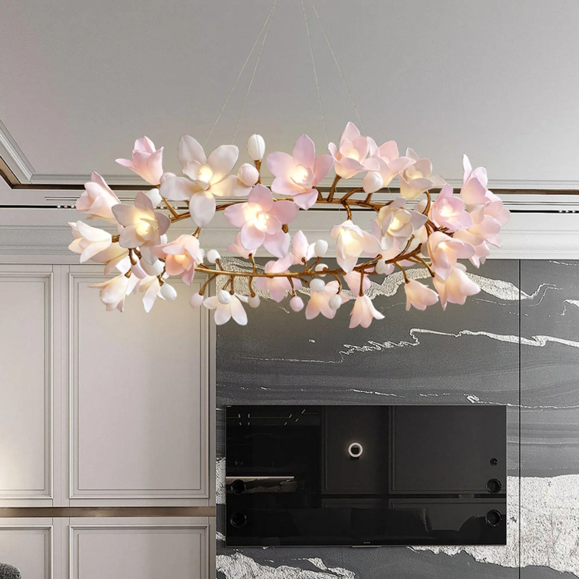 Circular Blossom Chandelier - Image 9