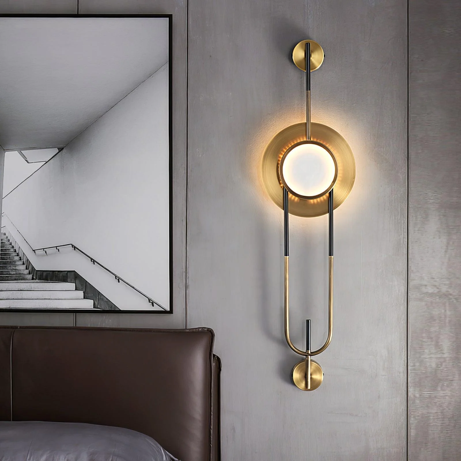 Circular Marble Wall Light - Image 3