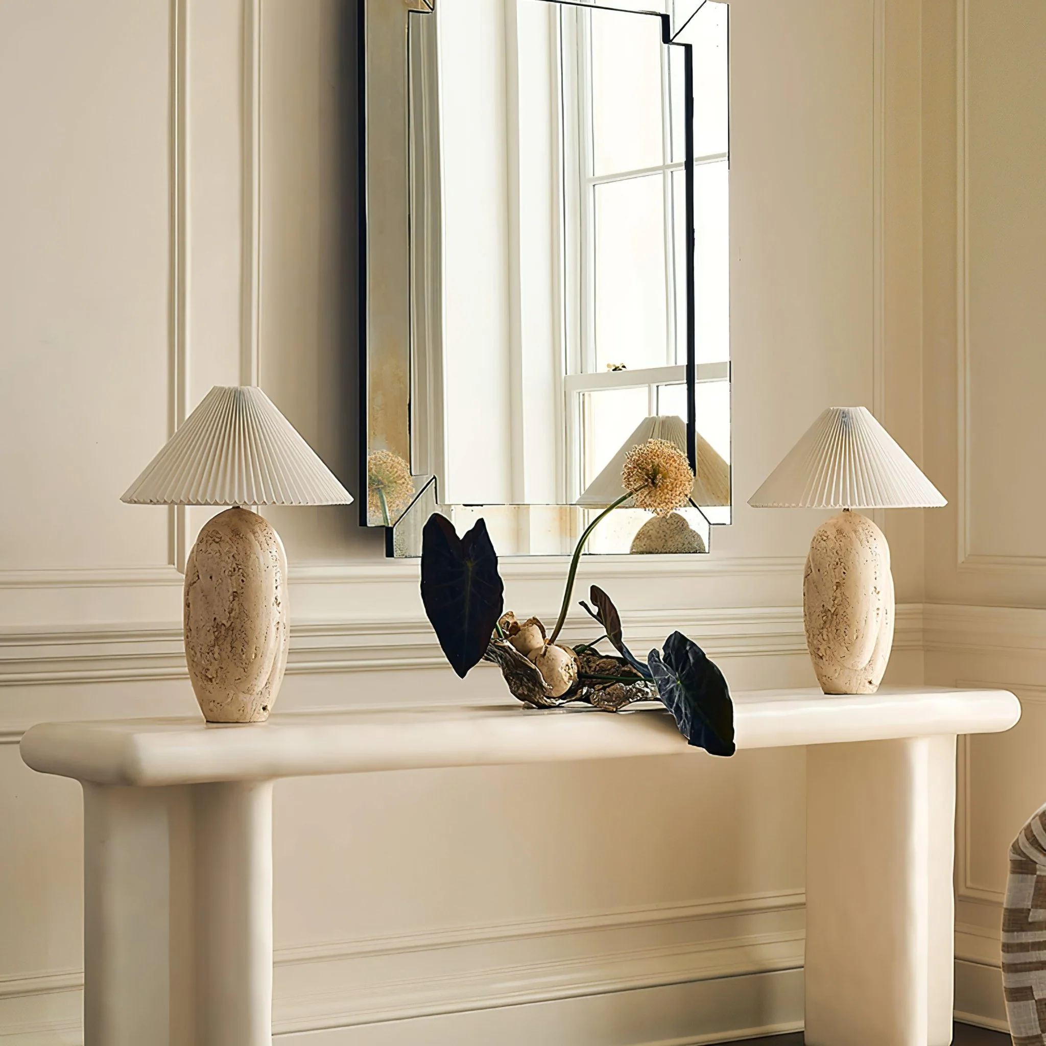 Cirra Travertine Table Lamp - Image 3