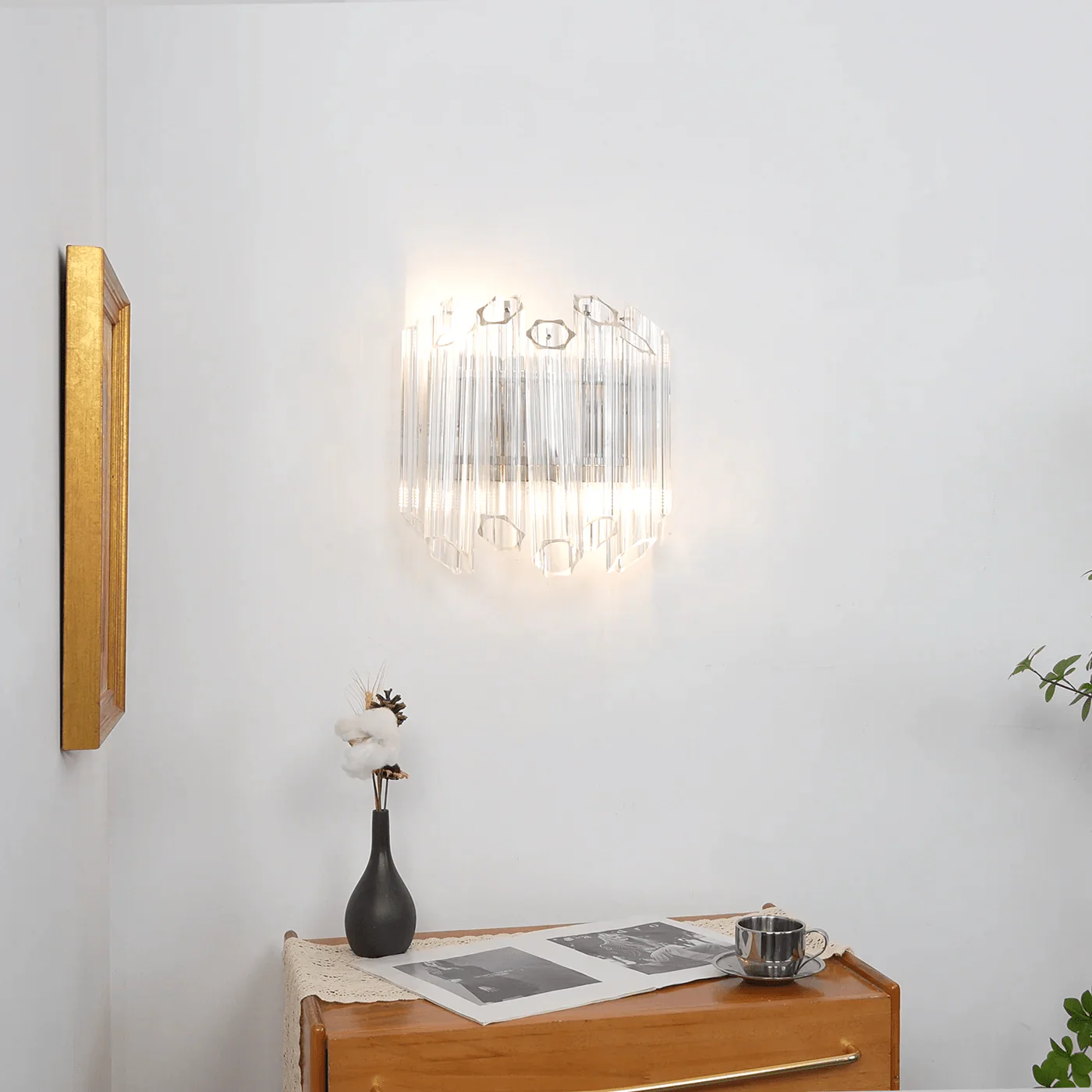 Clear Palermo Murano Wall Lamp - Image 14
