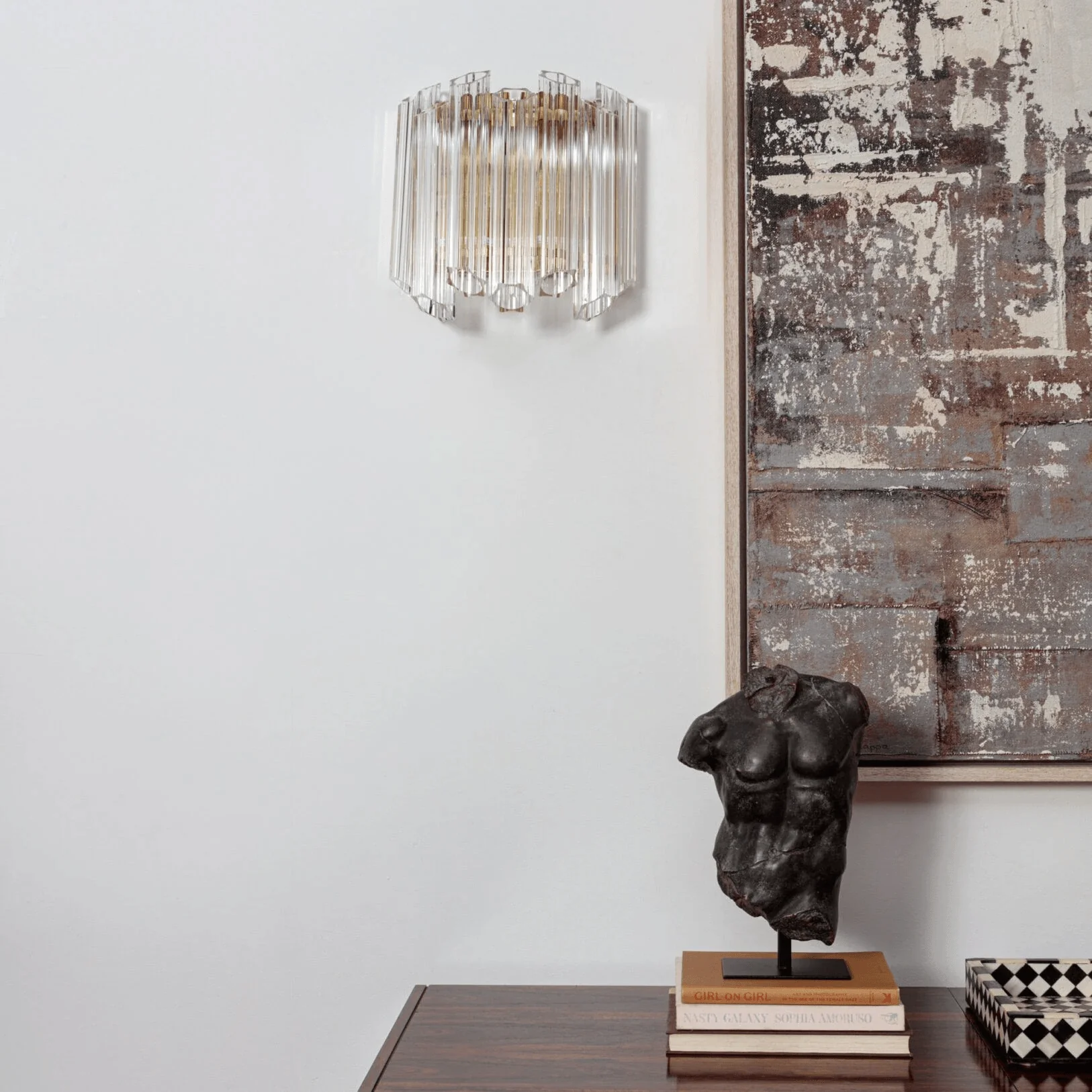 Clear Palermo Murano Wall Lamp - Image 17