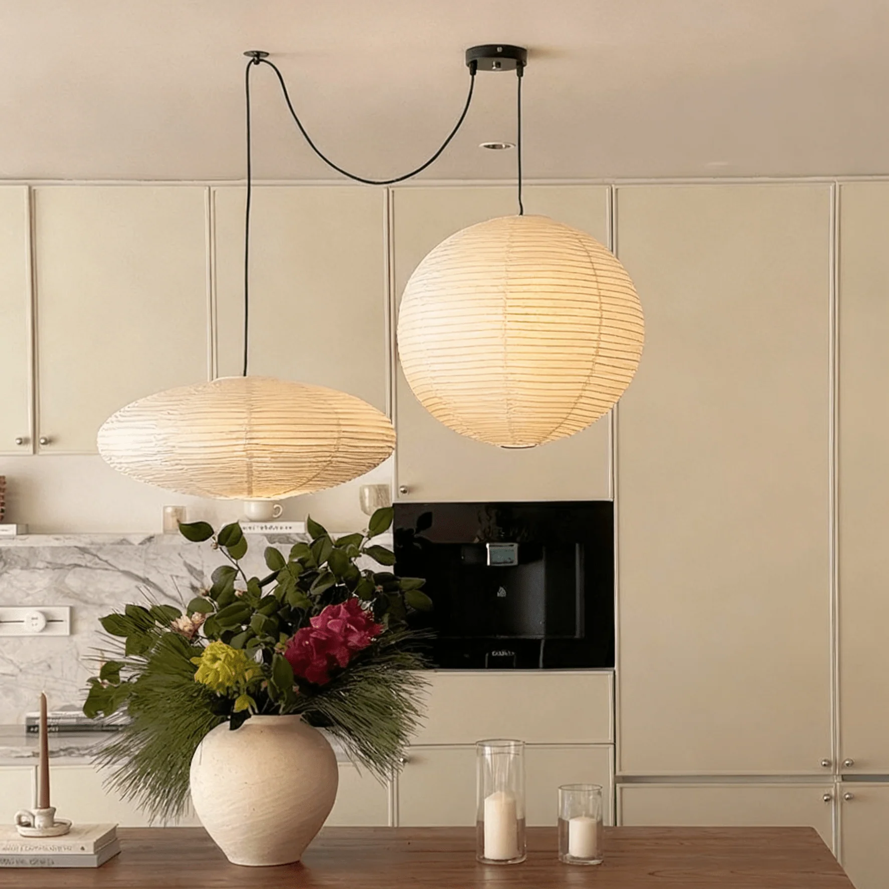 Washi Paper Whimsy Pendant Lamp - Image 4