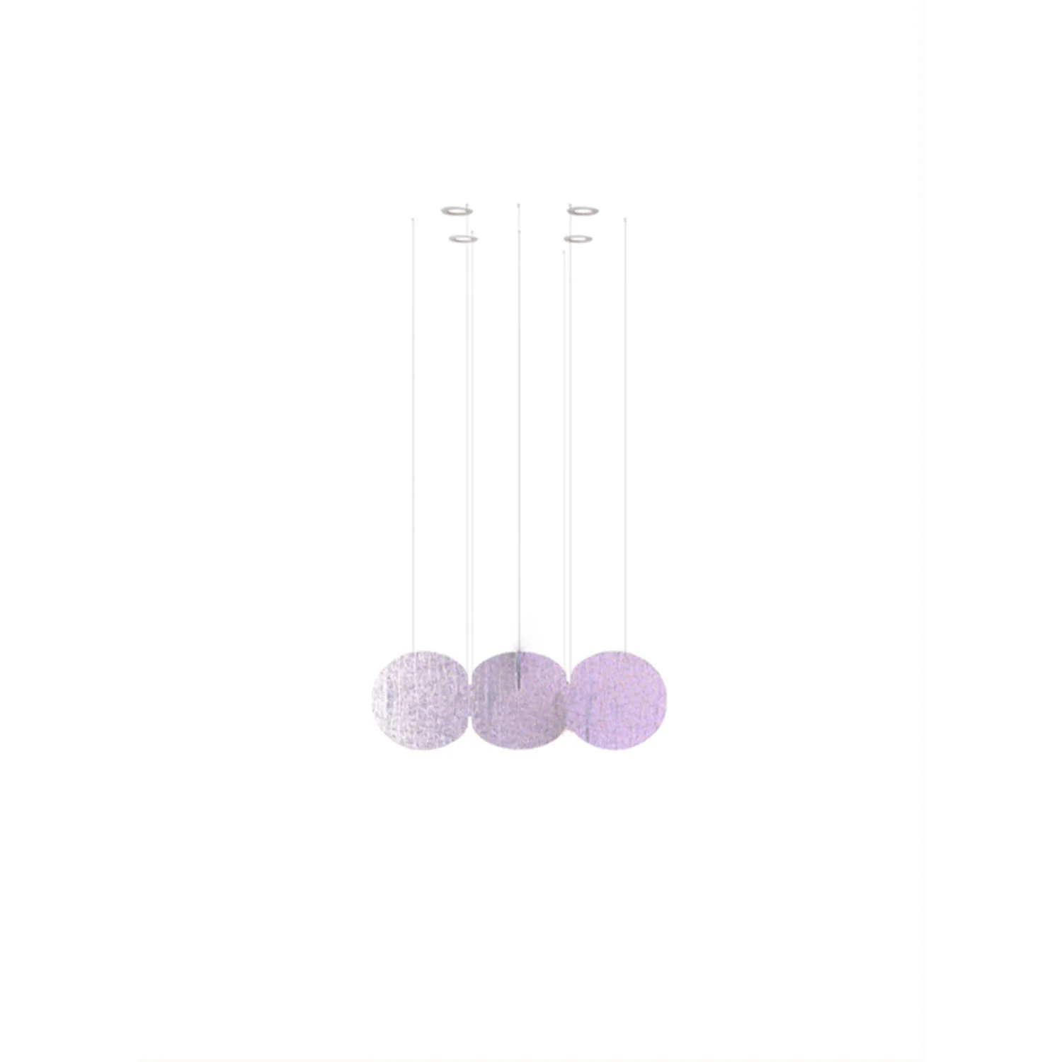 Clouds Iridescent Disc Chandelier - Image 13