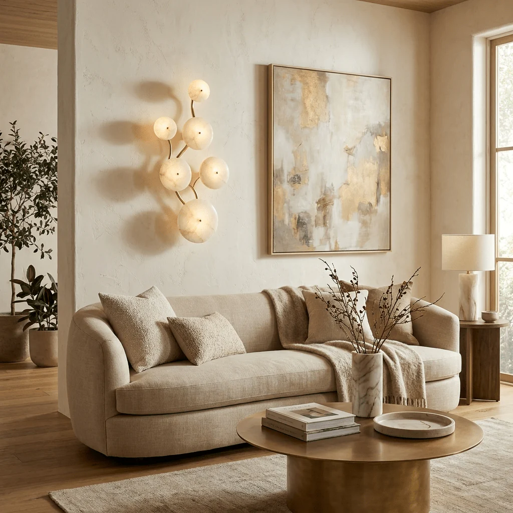 Cluster Alabaster Sconce - Image 3