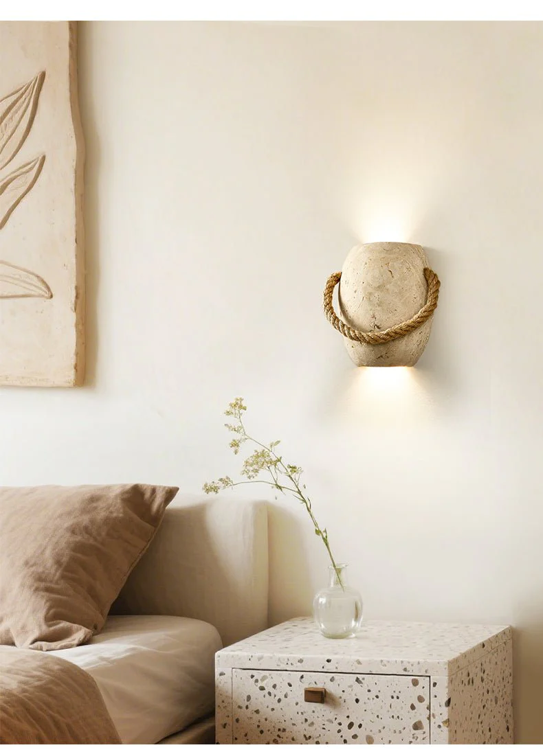 Coastal Rope Stone Wall Sconce - Image 10