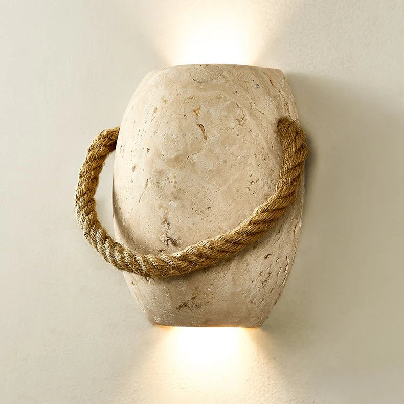Coastal Rope Stone Wall Sconce - Image 11