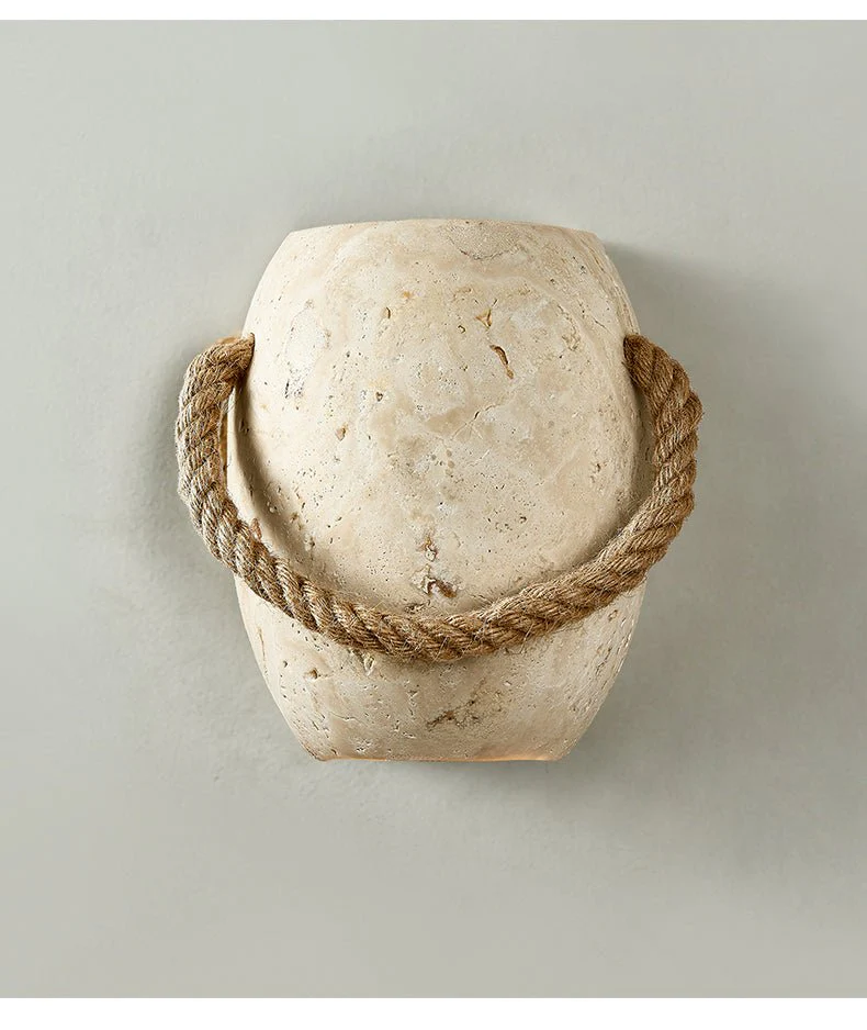 Coastal Rope Stone Wall Sconce - Image 12