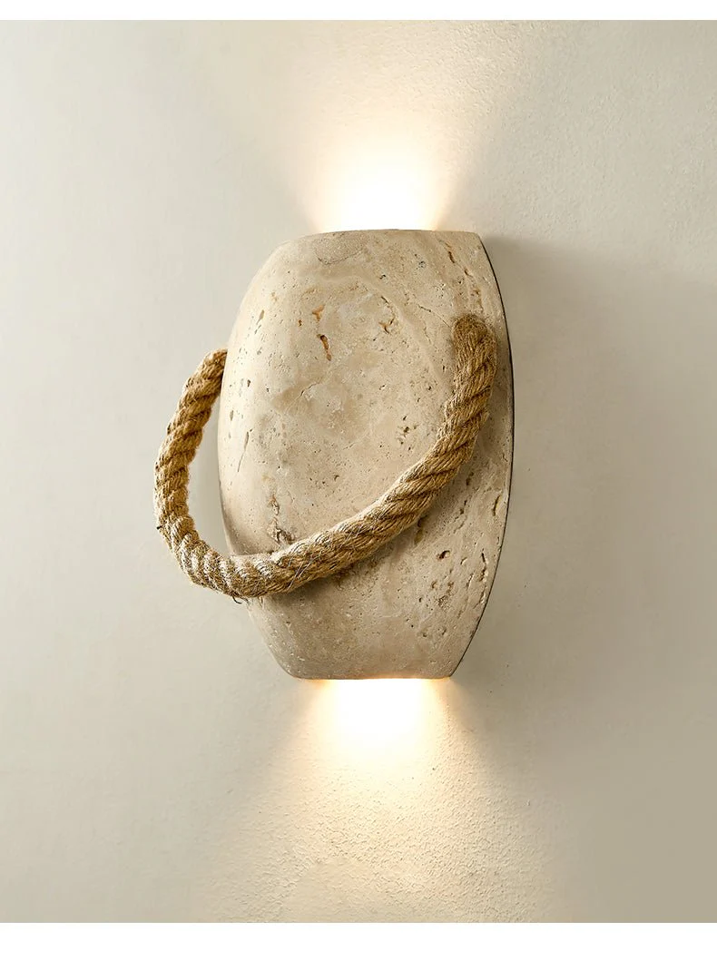 Coastal Rope Stone Wall Sconce - Image 13